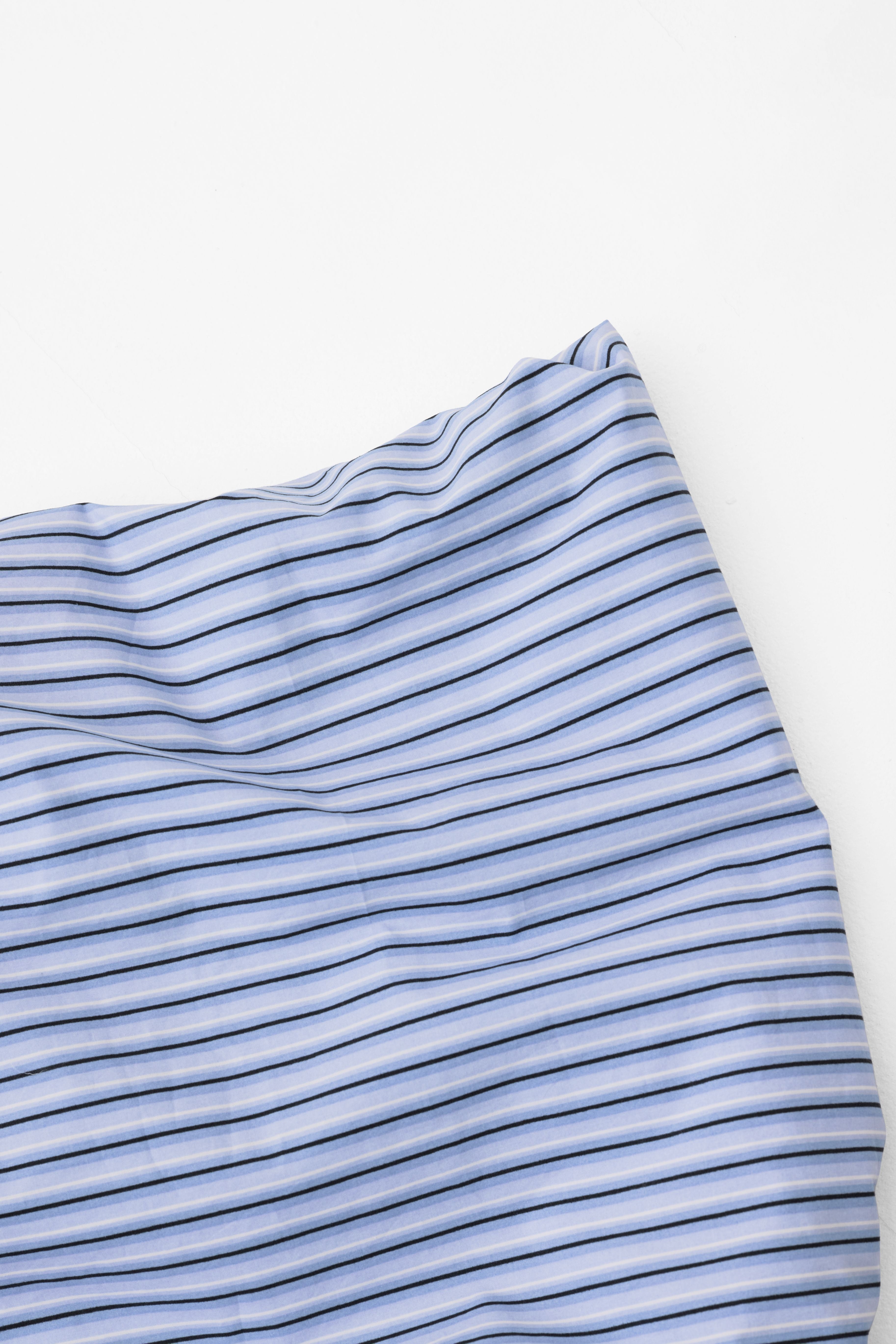 DUVET COVER - THIN STRIPE AQUA / 2 SIZES