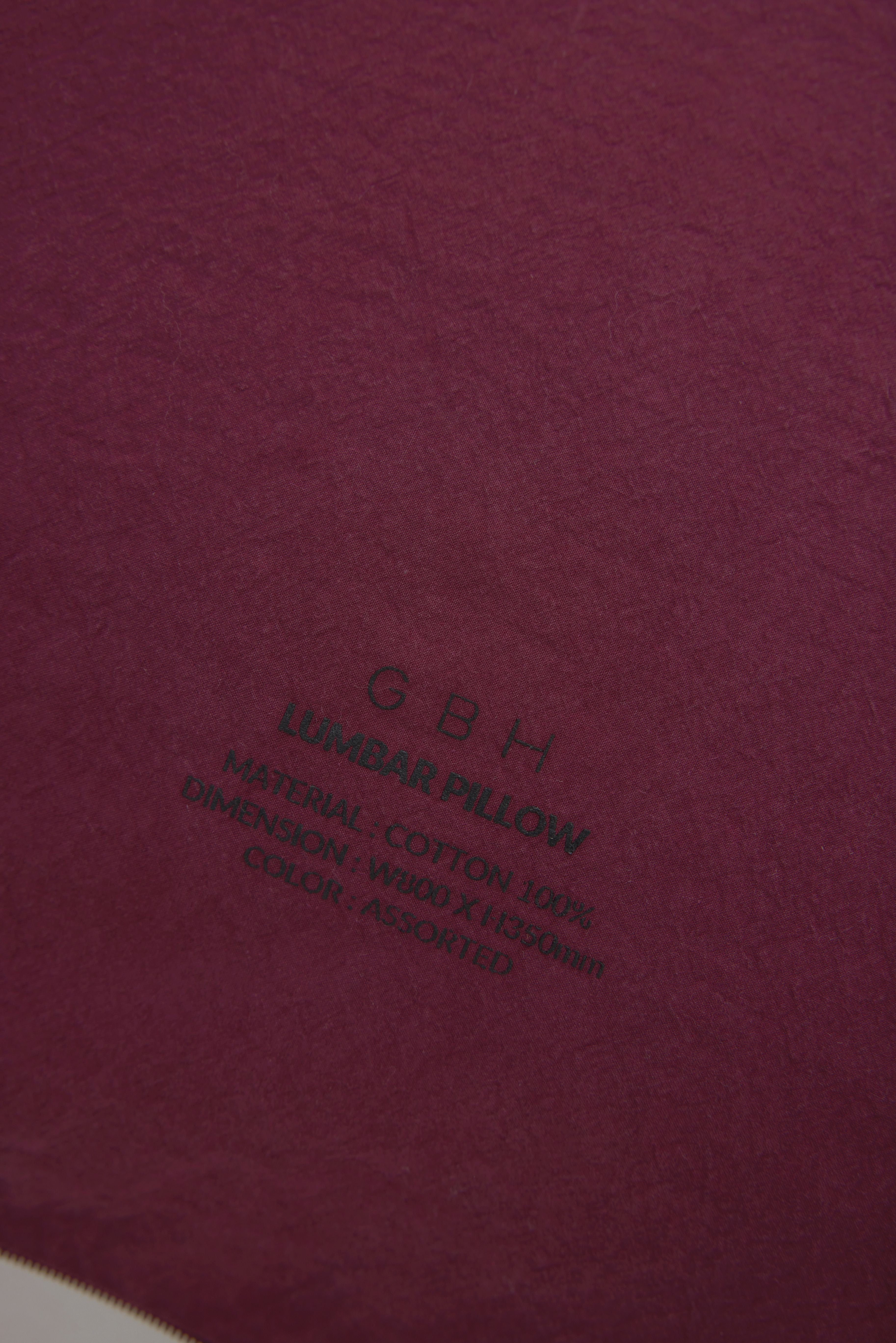 LUMBAR PILLOWCASE / 6 COLORS