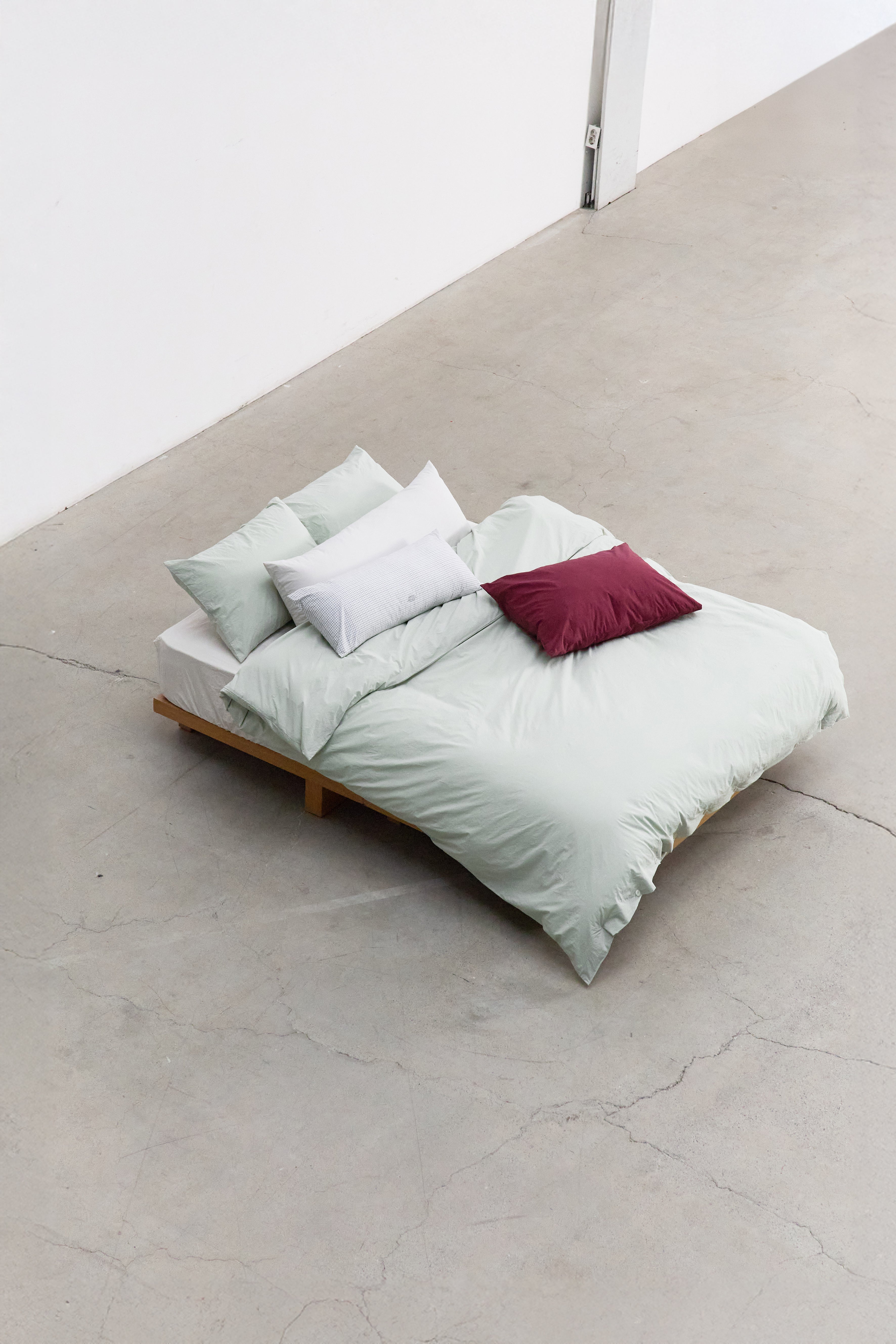 DUVET COVER - SAGE / 2 SIZES