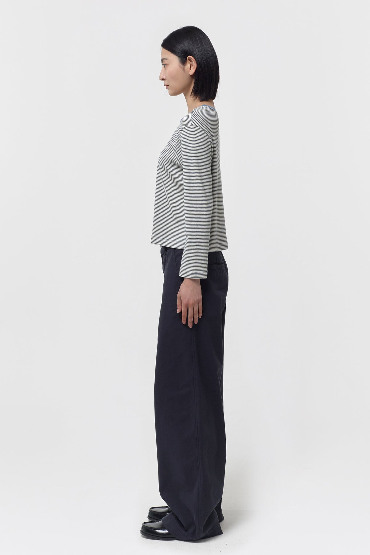 26FW CURVED COTTON PANTS