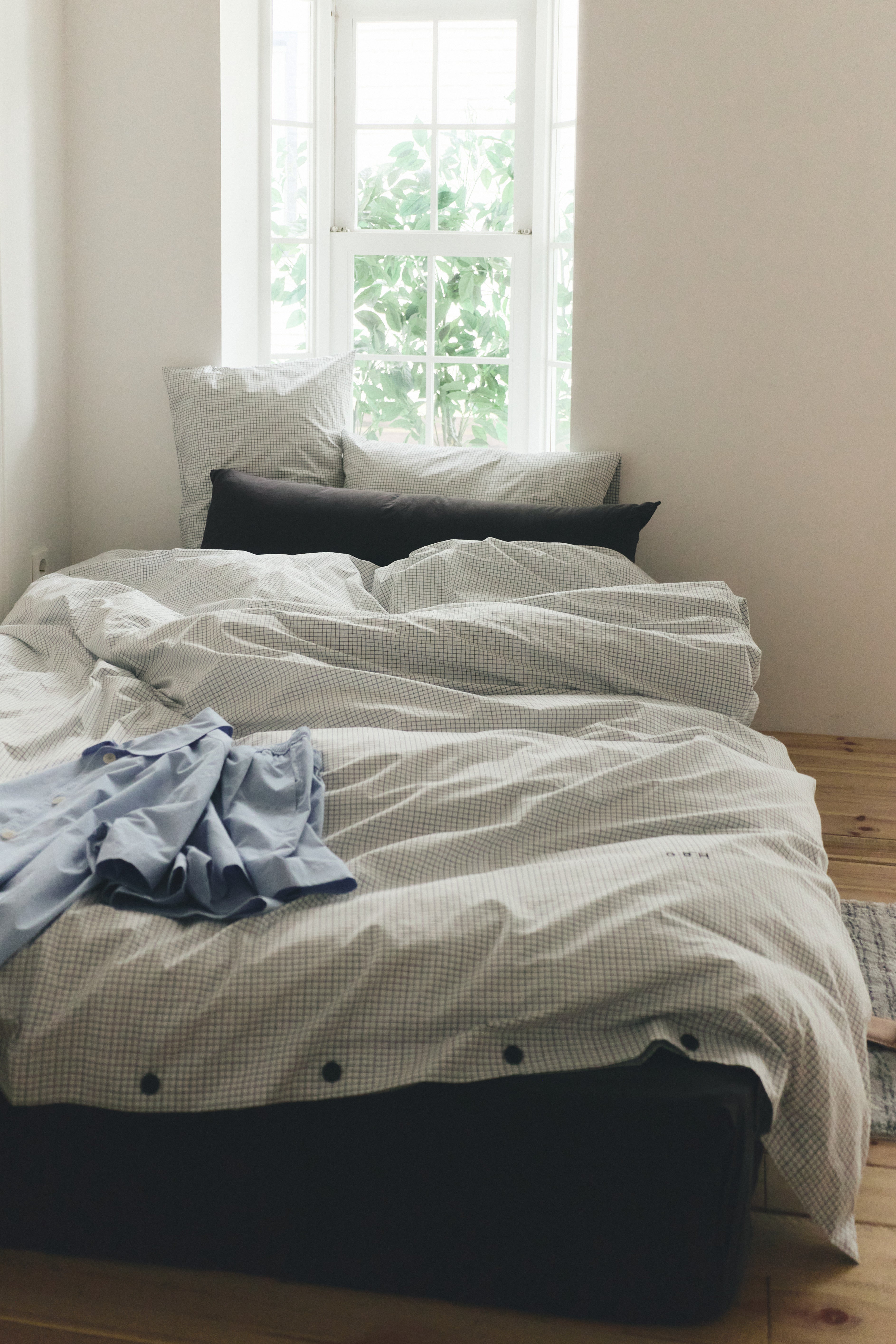 DUVET COVER - CHECK GRID / 2 SIZES