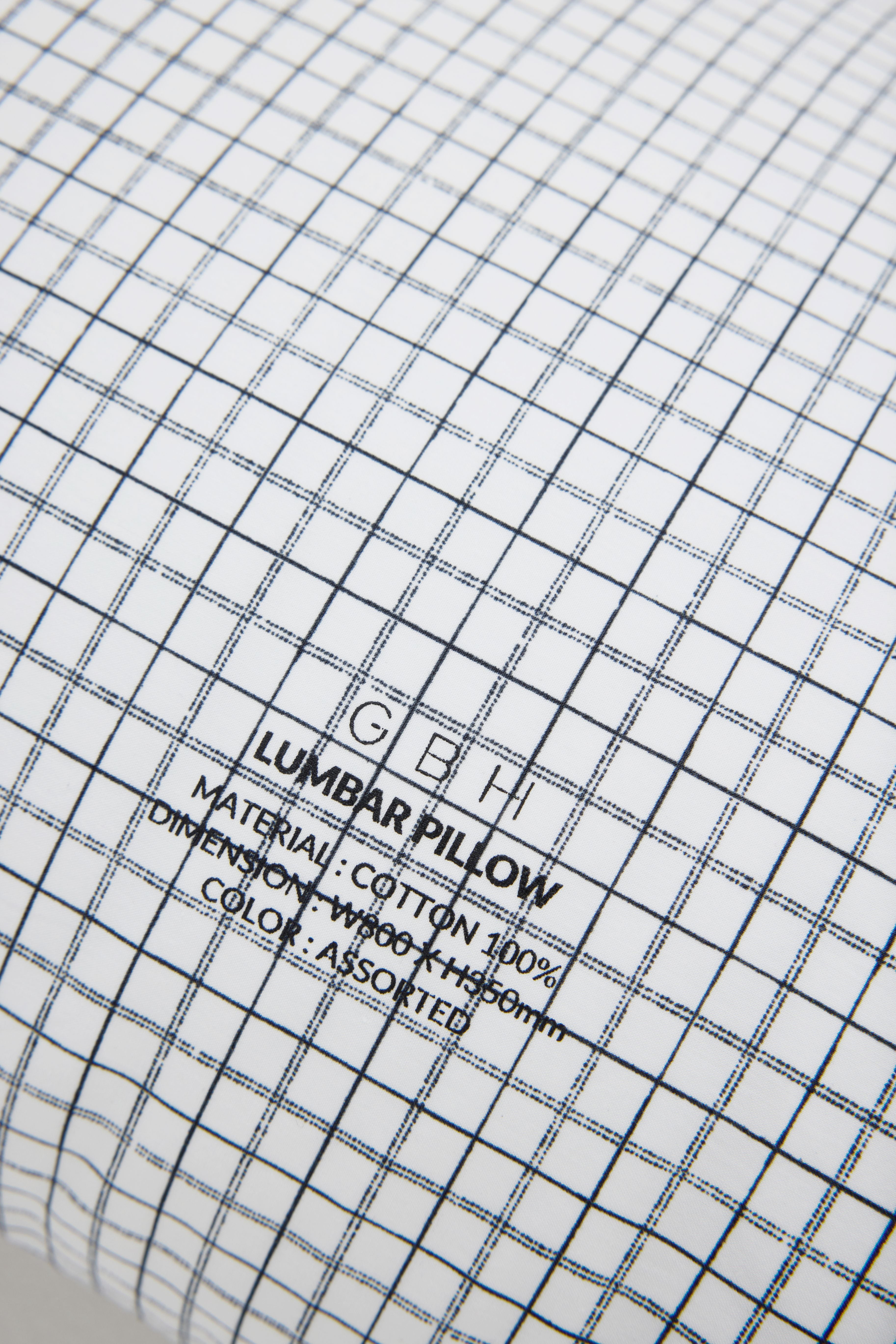 LUMBAR PILLOWCASE / 6 COLORS