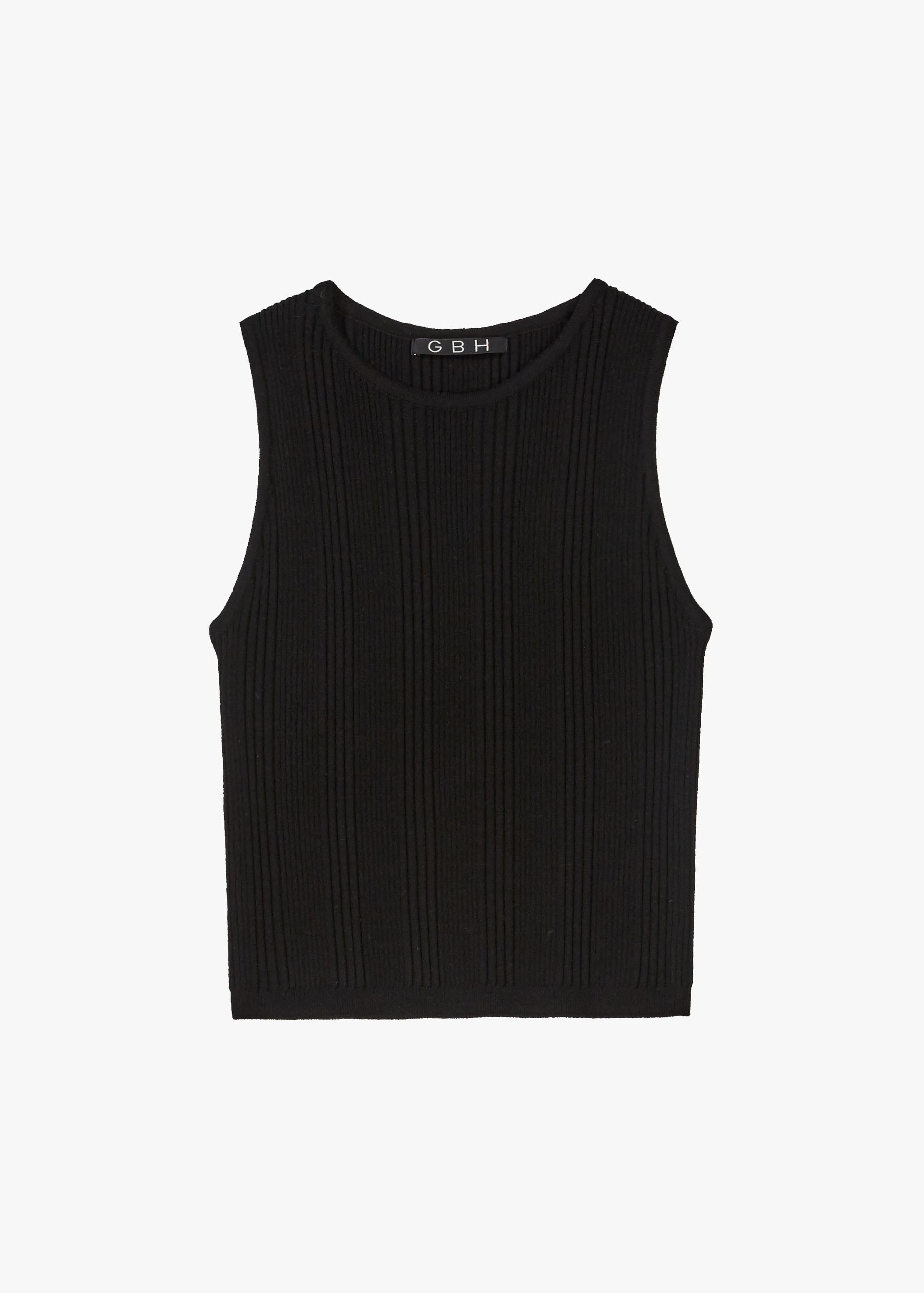 RIBBED SLIM SLEEVELESS TOP