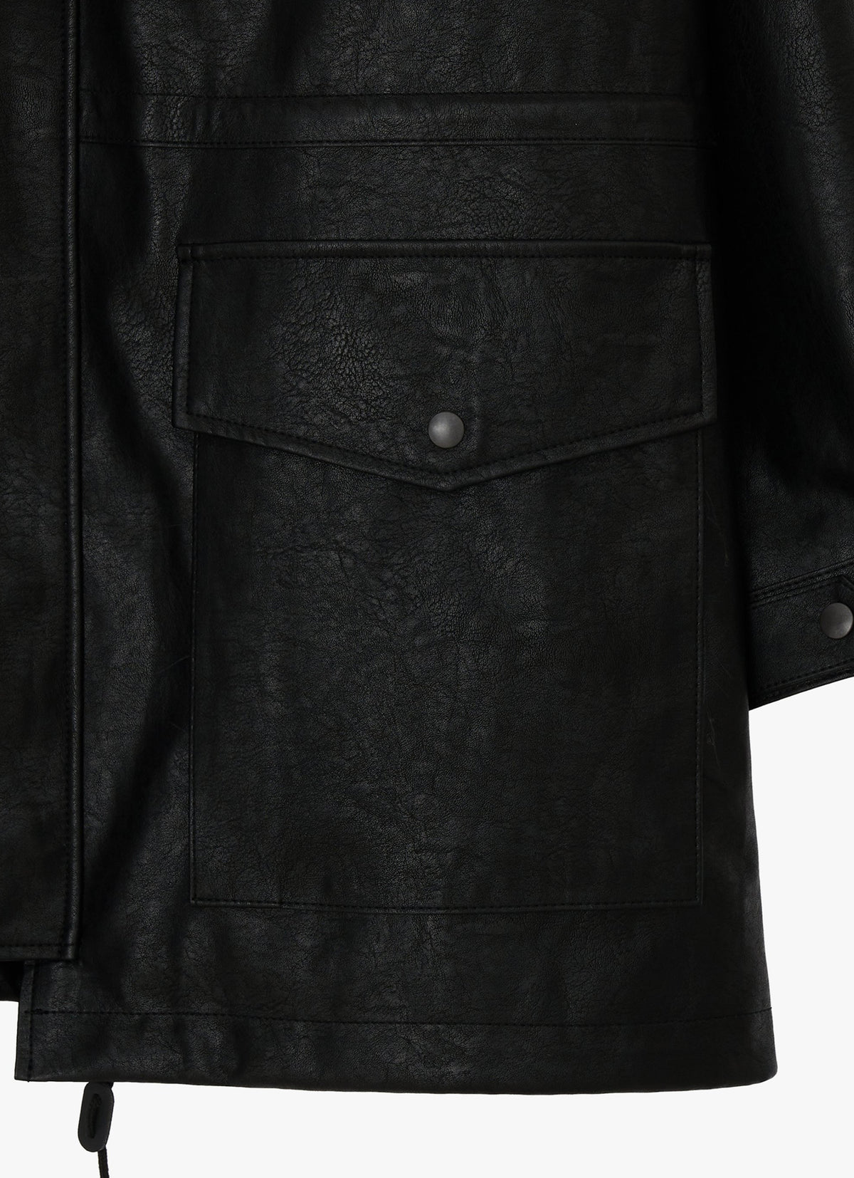 26FW HUNTING FAUX LEATHER JACKET