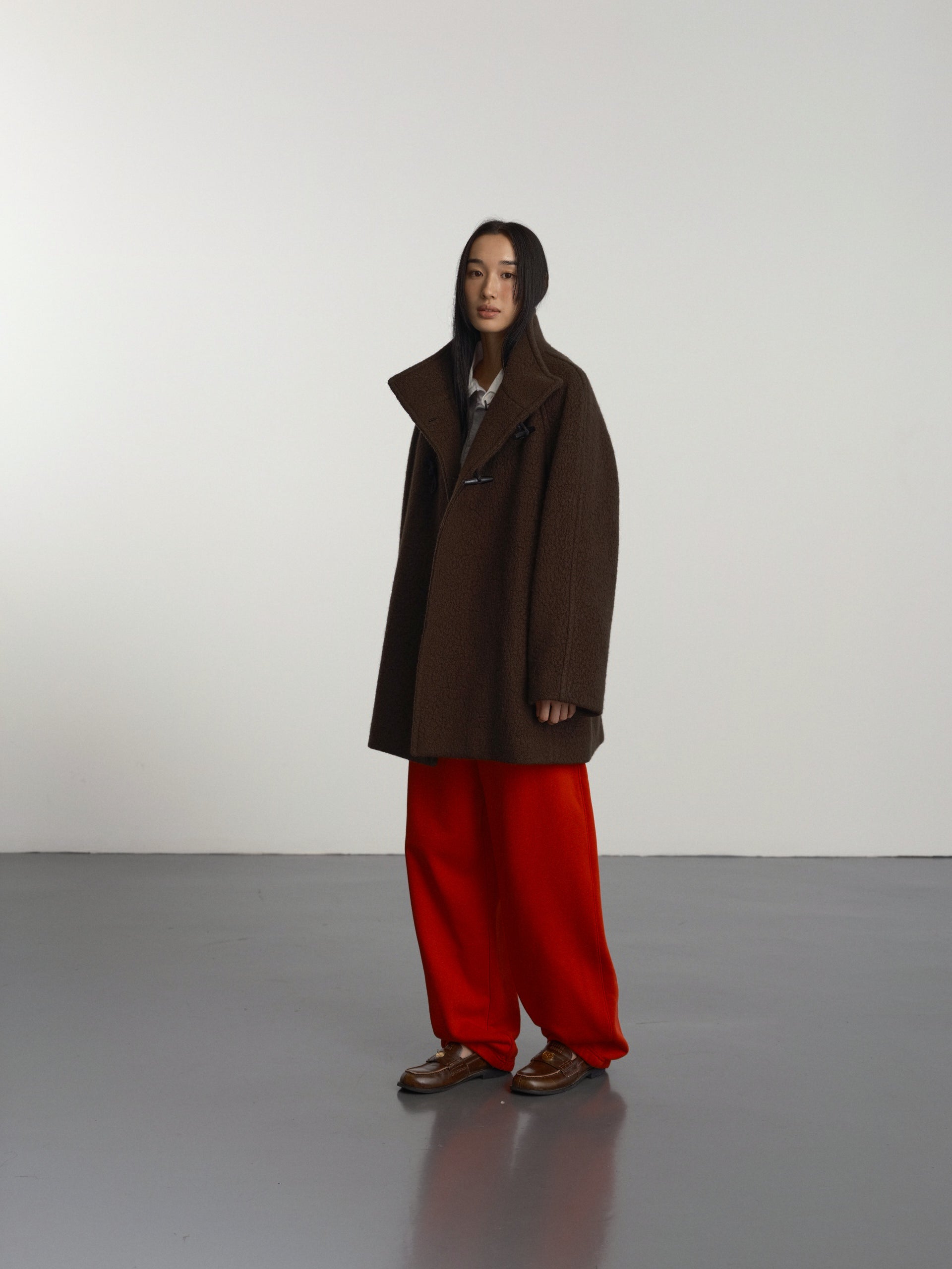 HIGH-NECK TOGGLE COAT