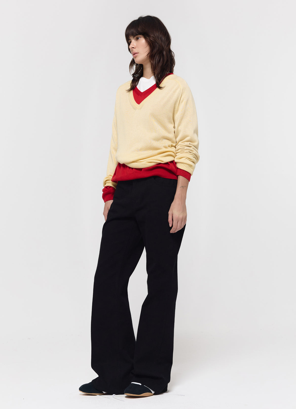 26FW LOOSE V-NECK KNIT