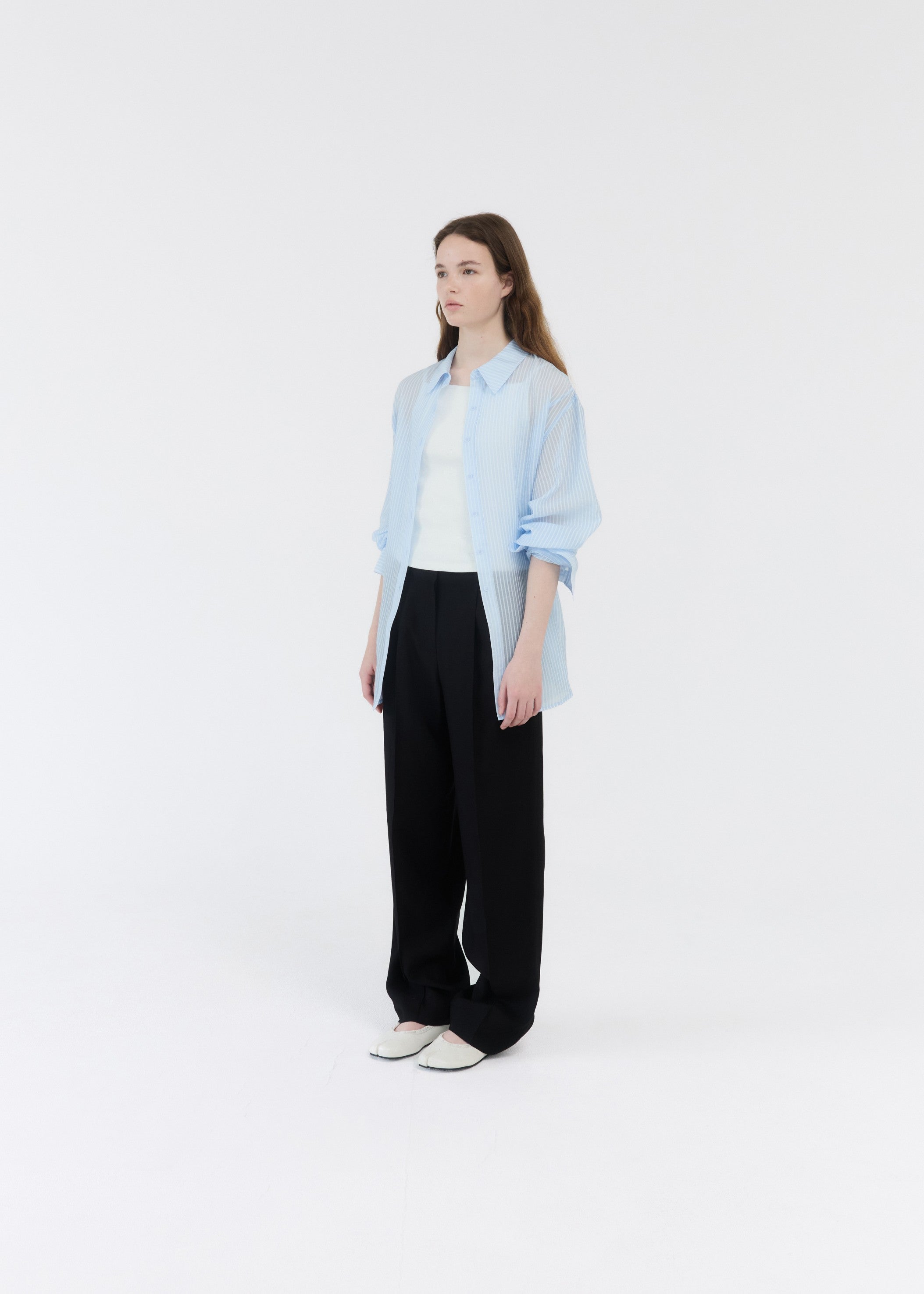 TWO-TUCK WIDE PANTS
