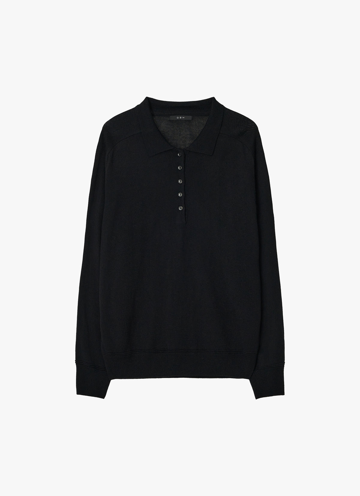 26FW WOOL SILK POLO KNIT