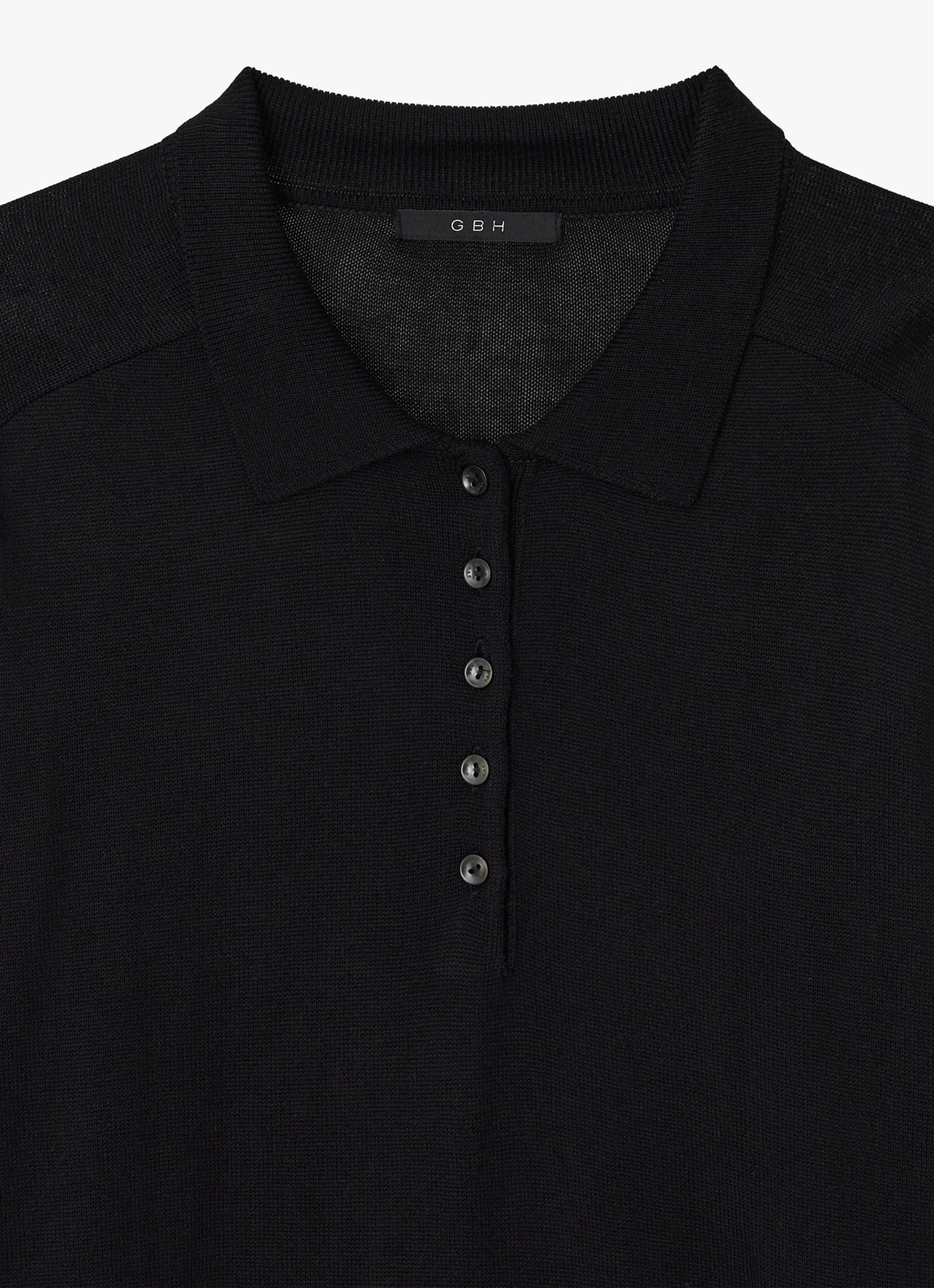 26FW WOOL SILK POLO KNIT