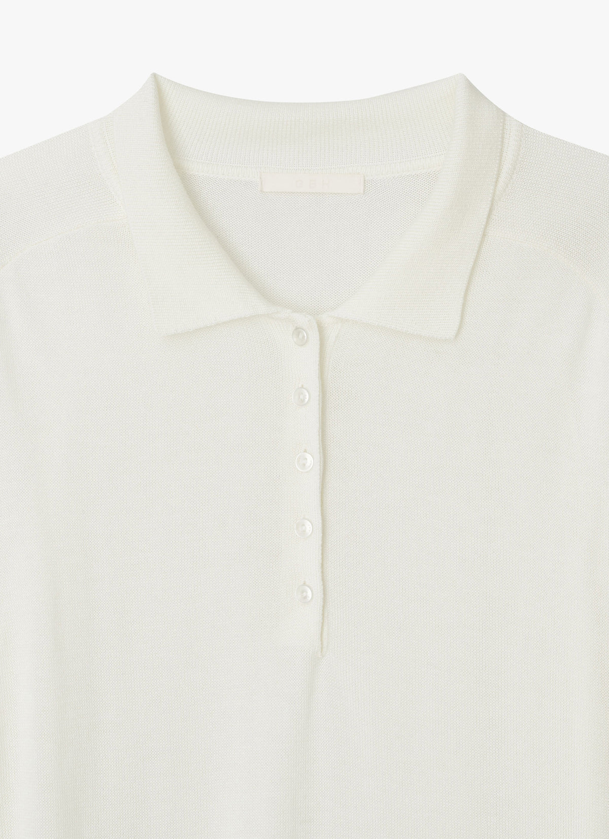 26FW WOOL SILK POLO KNIT