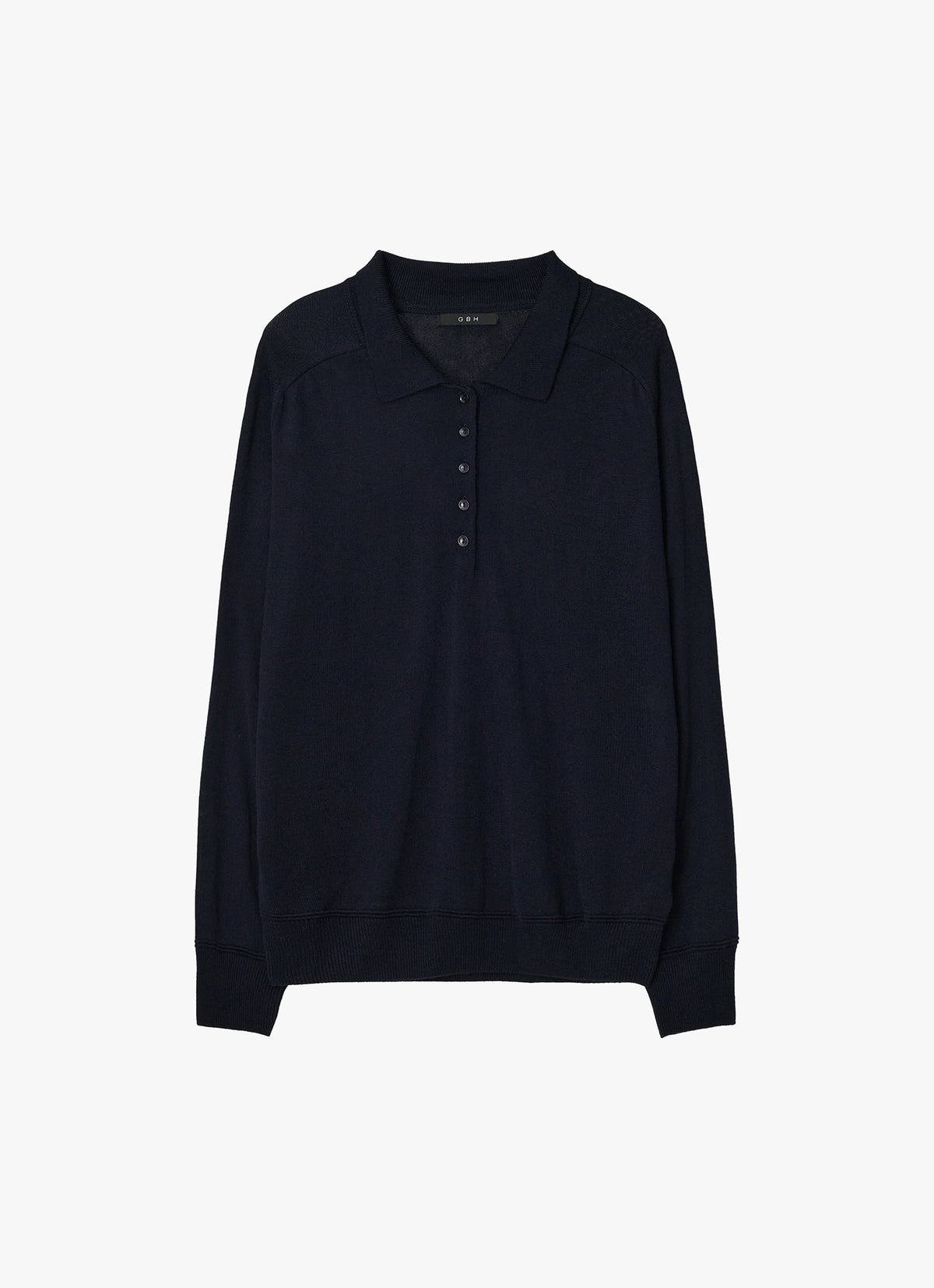 26FW WOOL SILK POLO KNIT
