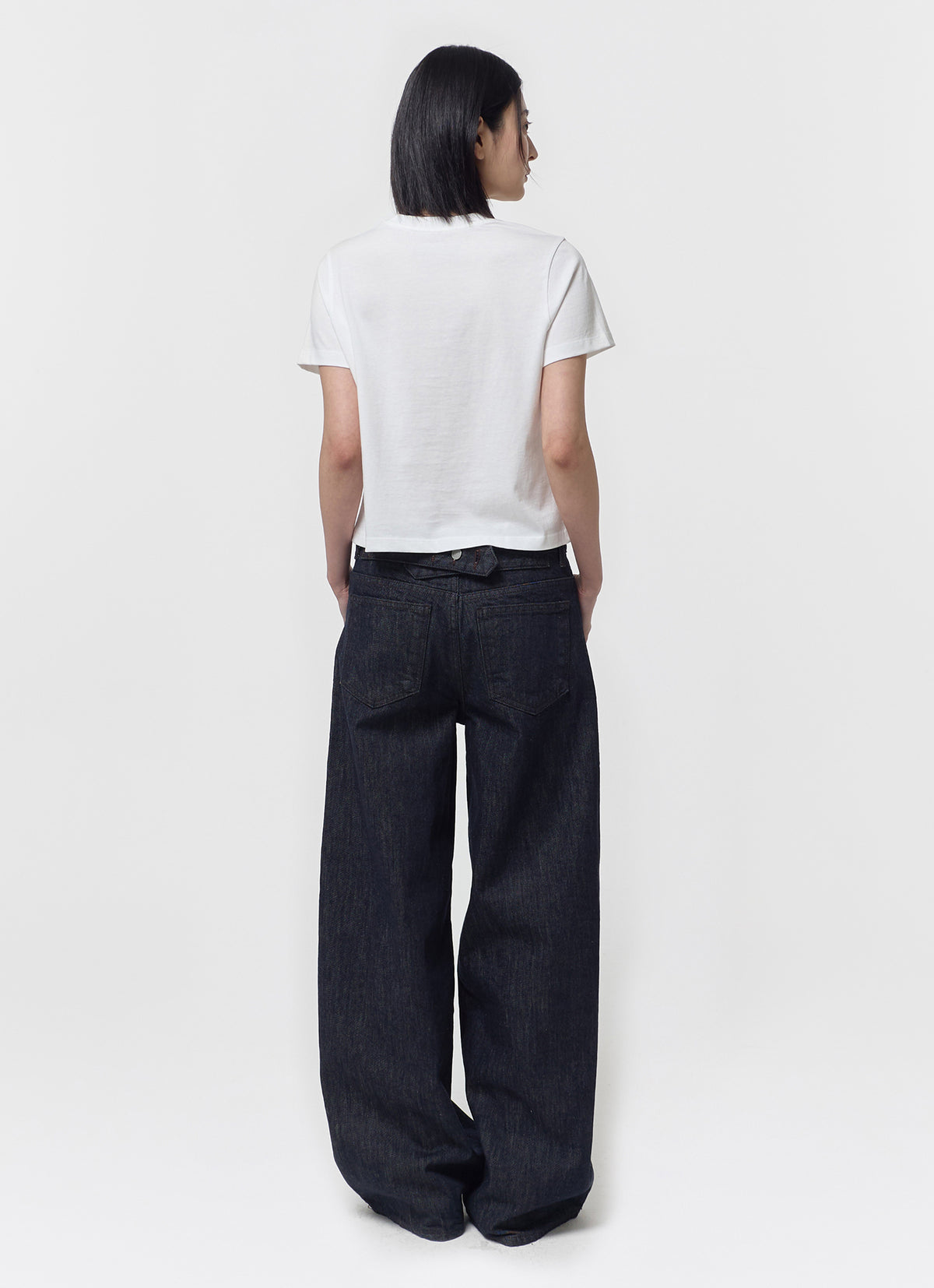 26FW WIDE CINCH-BACK JEAN