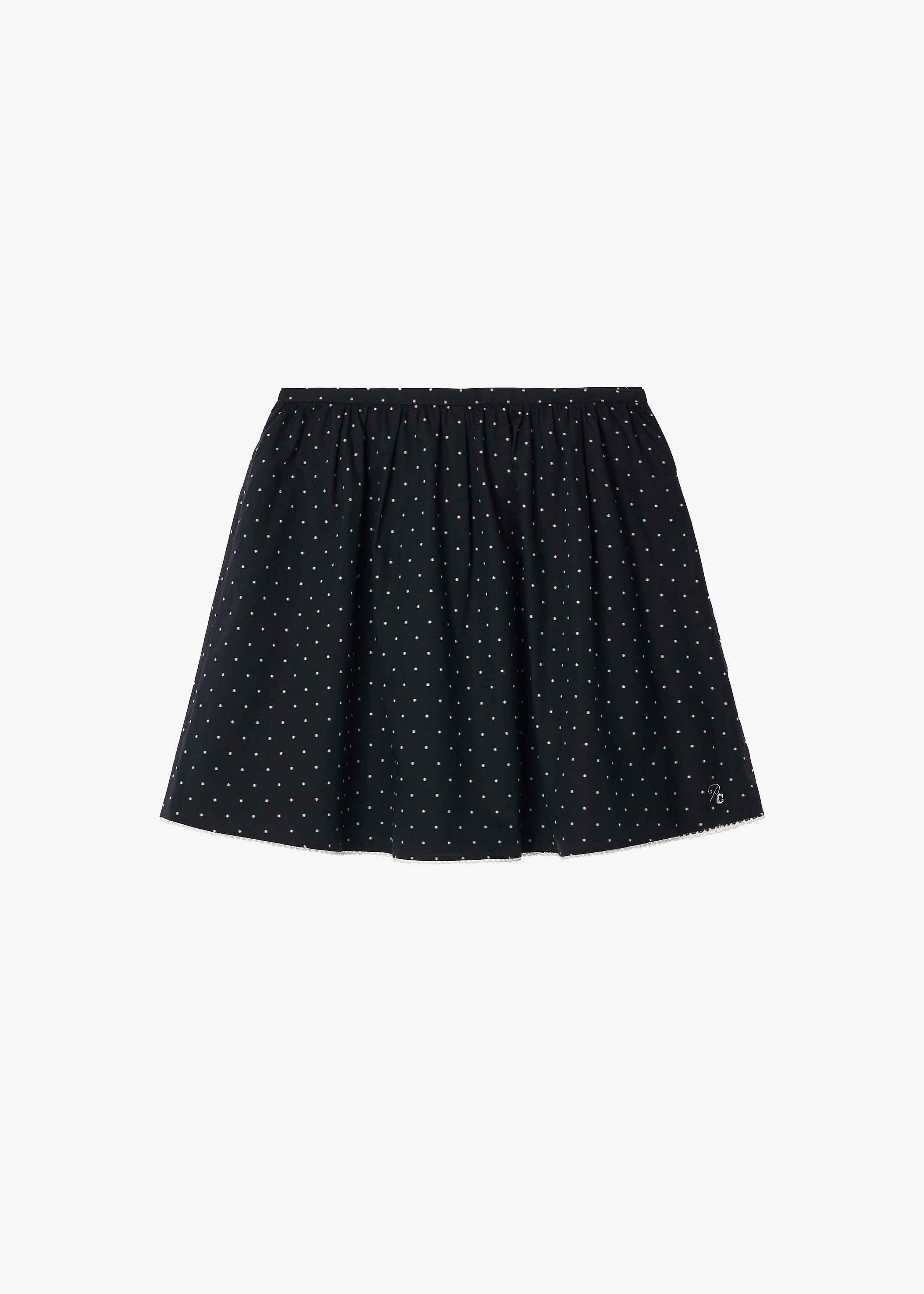 COTTON POLINE SKIRT