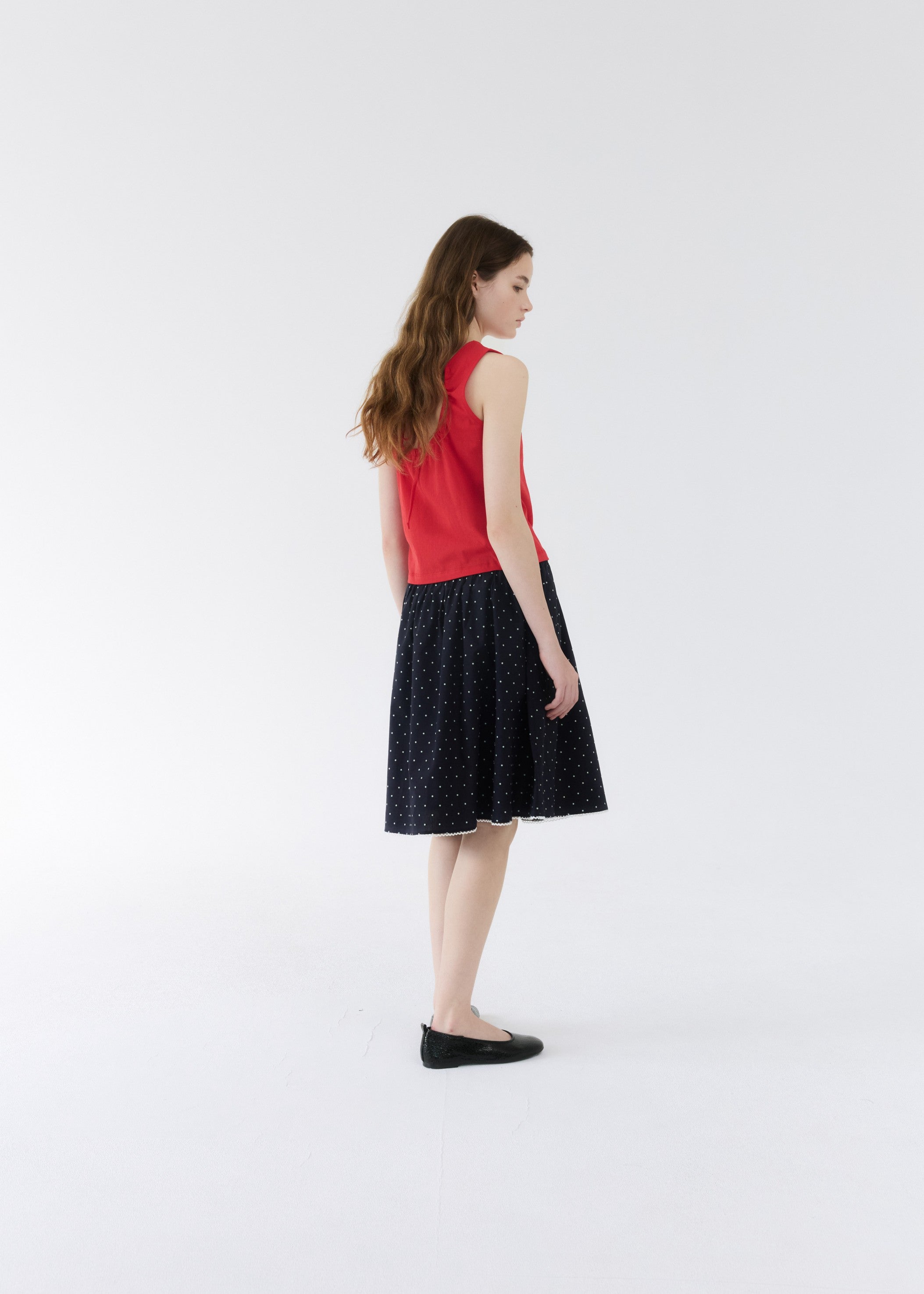 COTTON POLINE SKIRT