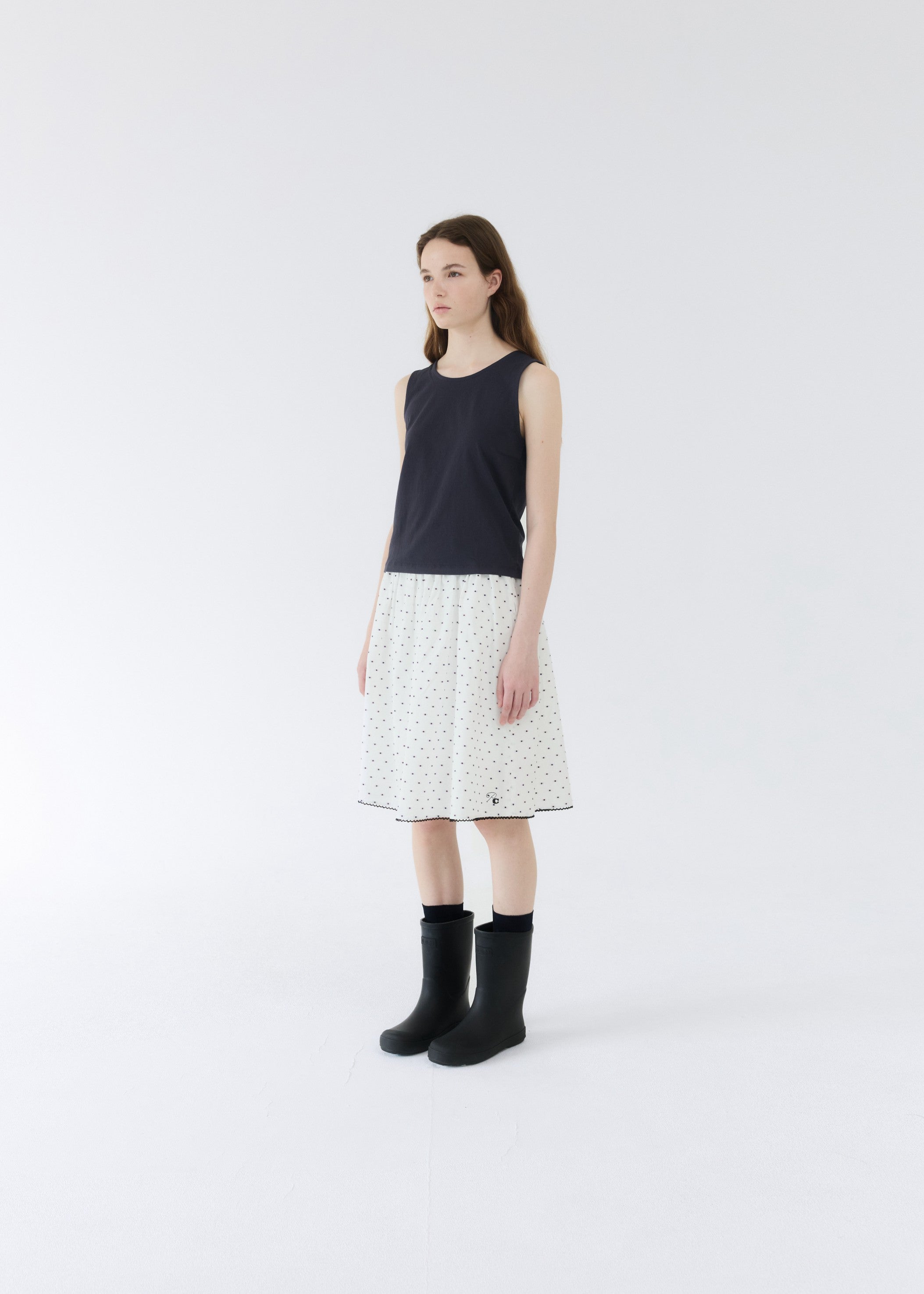 COTTON POLINE SKIRT