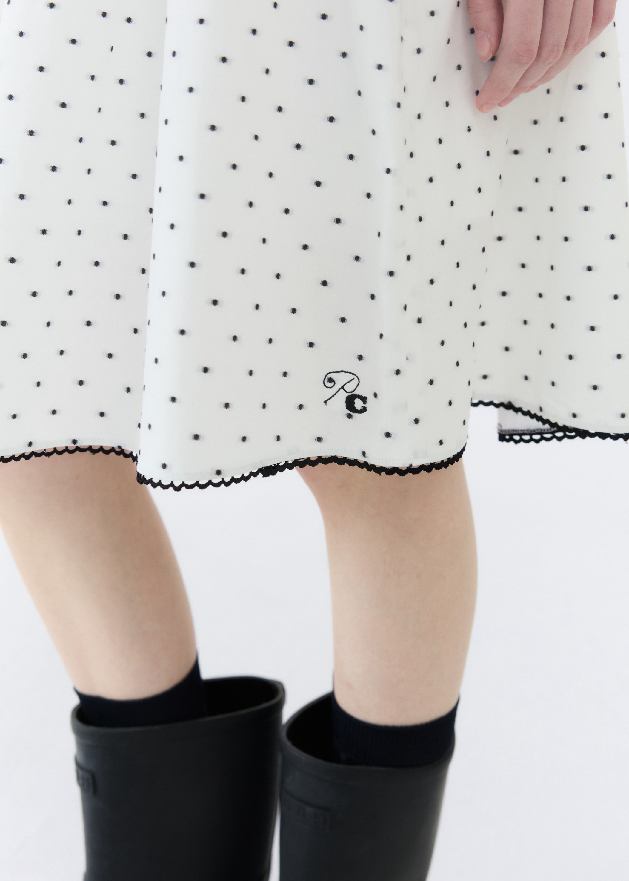 COTTON POLINE SKIRT