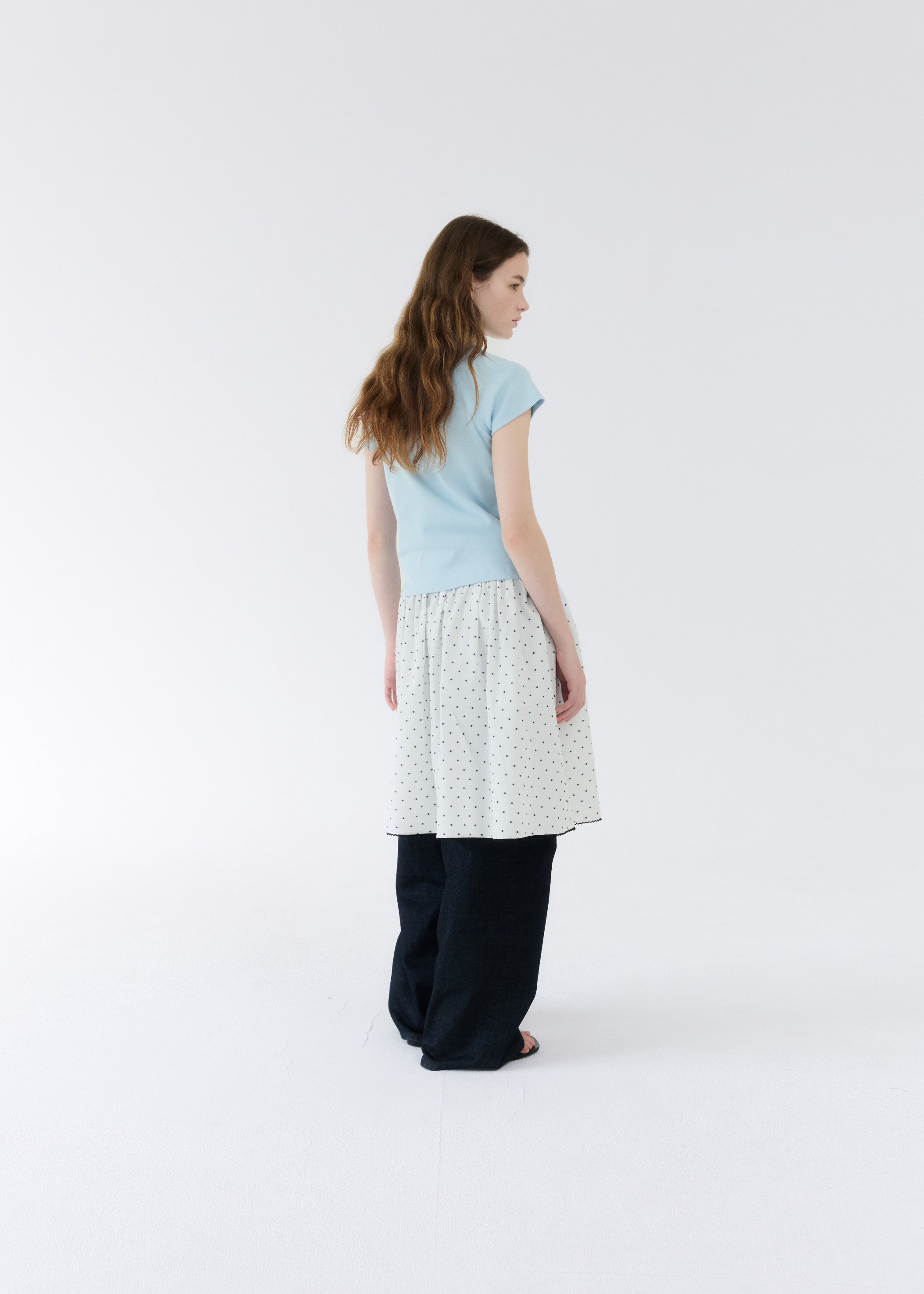 COTTON POLINE SKIRT