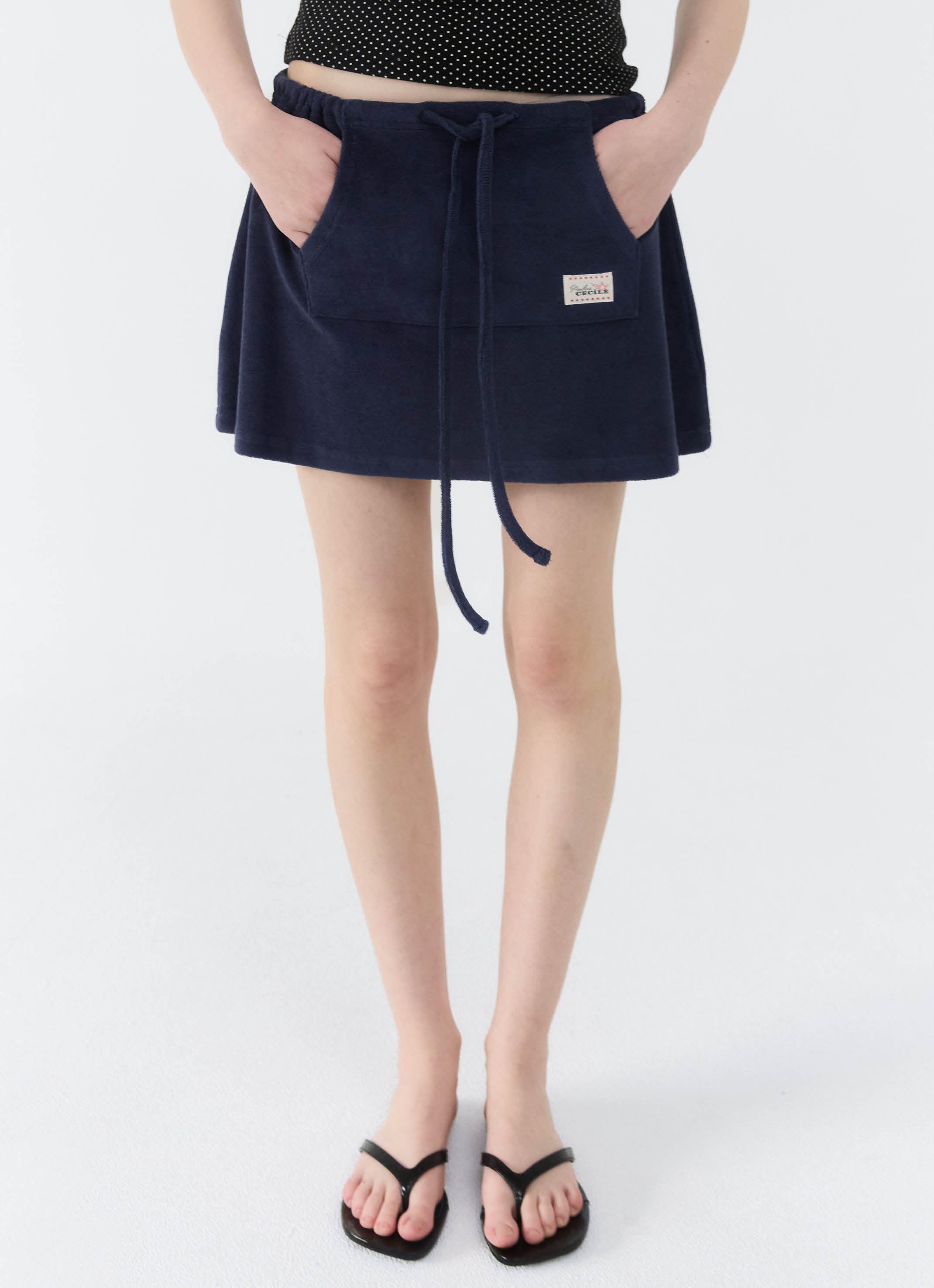 TERRY MINI SKIRT