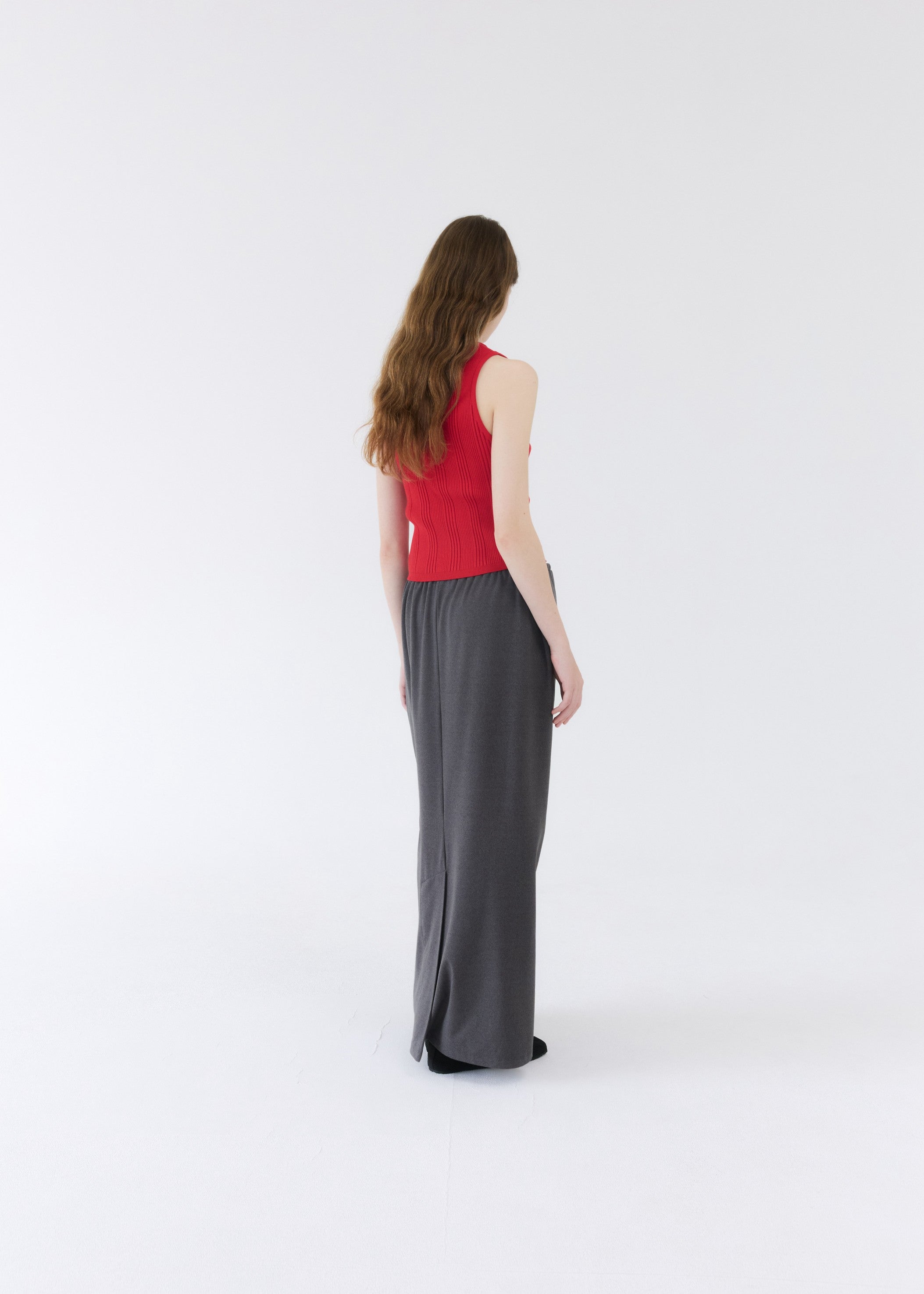 DRAW MAXI SKIRT