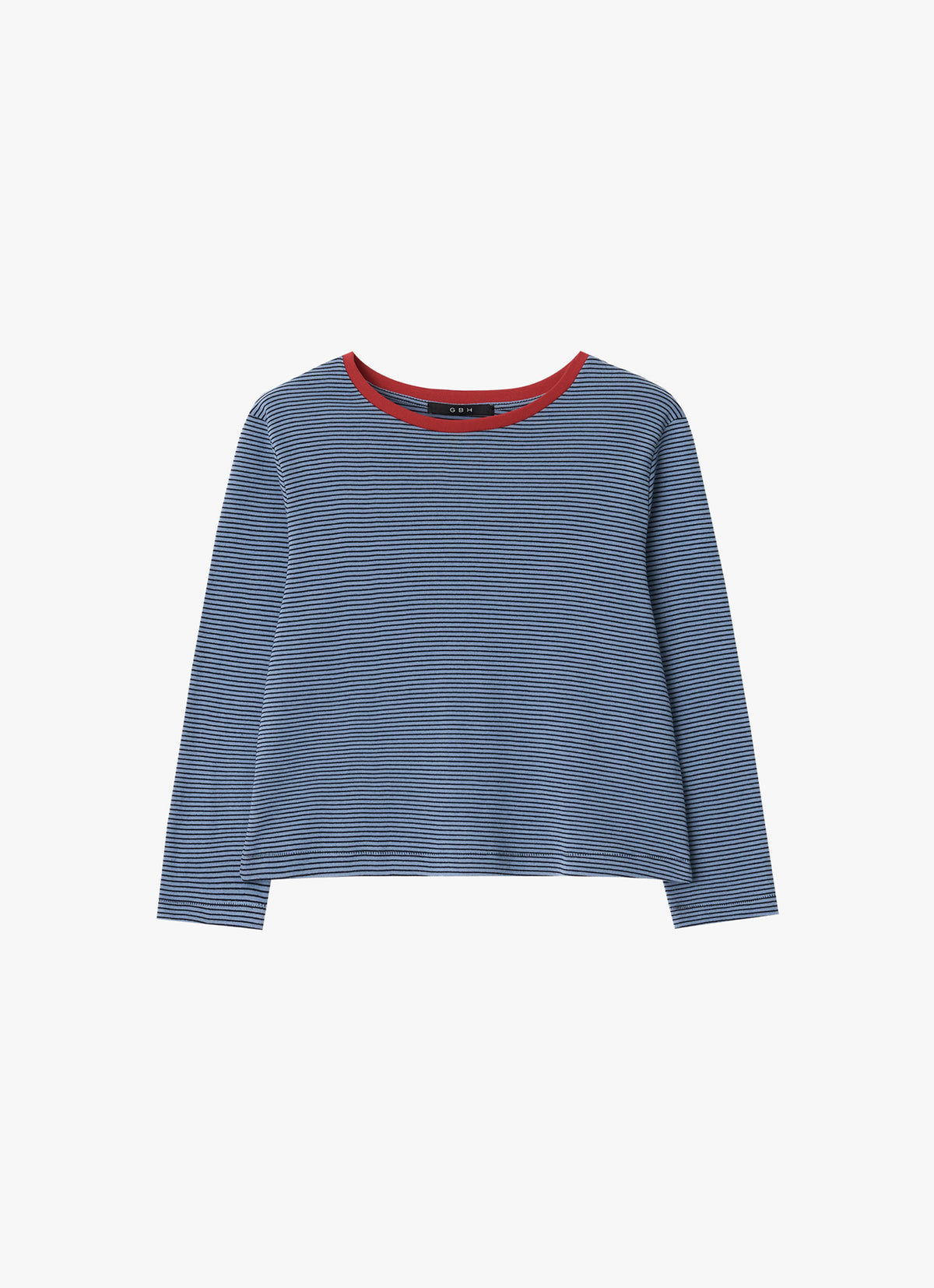 26FW MID SLEEVE STRIPE TOP