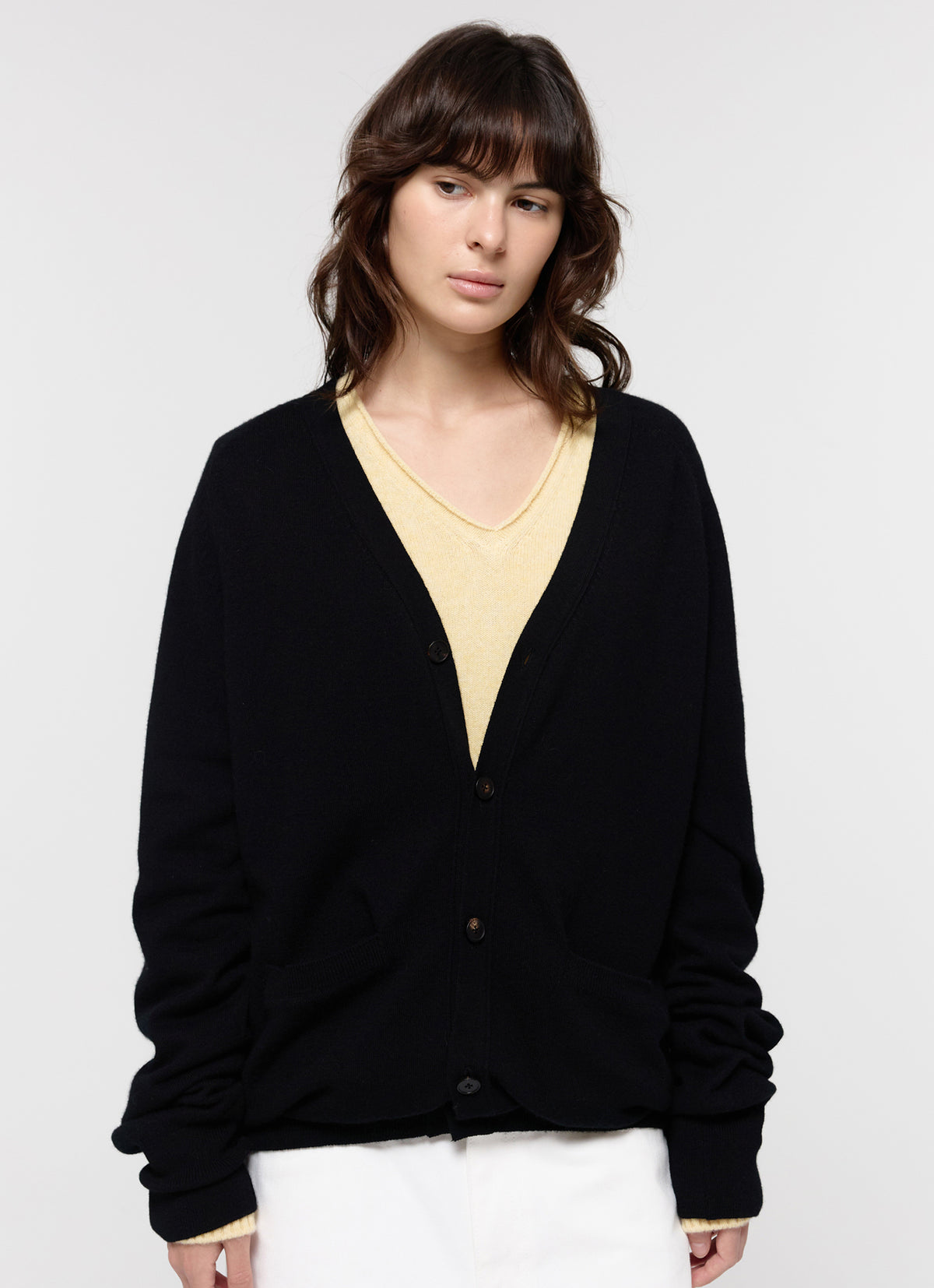 26FW MERINO WOOL LOOSE CARDIGAN