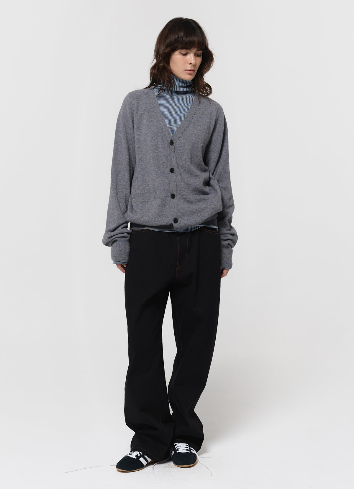 26FW MERINO WOOL LOOSE CARDIGAN