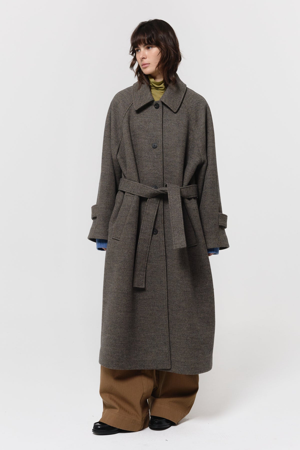 26FW BELTED BALMACAN COAT