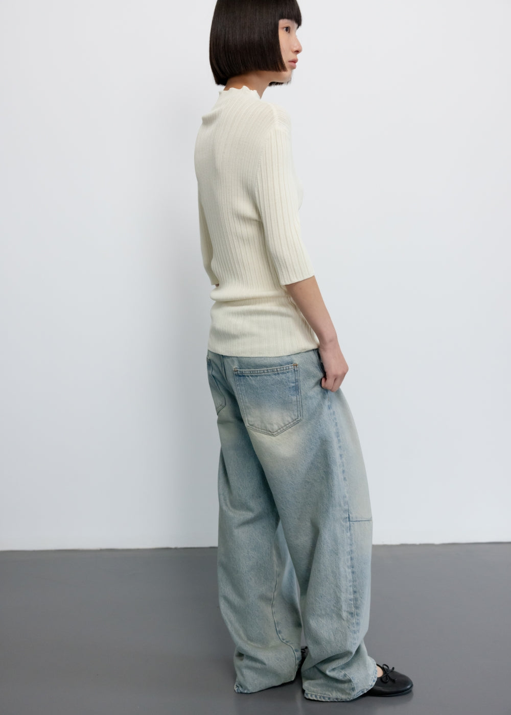CINCH-BACK DENIM