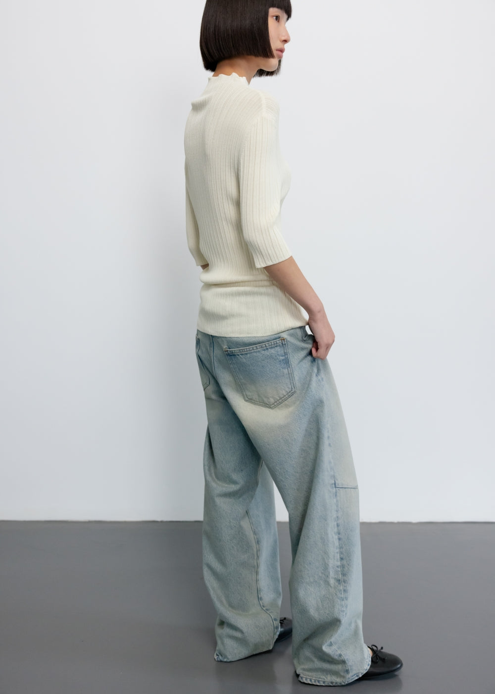 CINCH-BACK DENIM