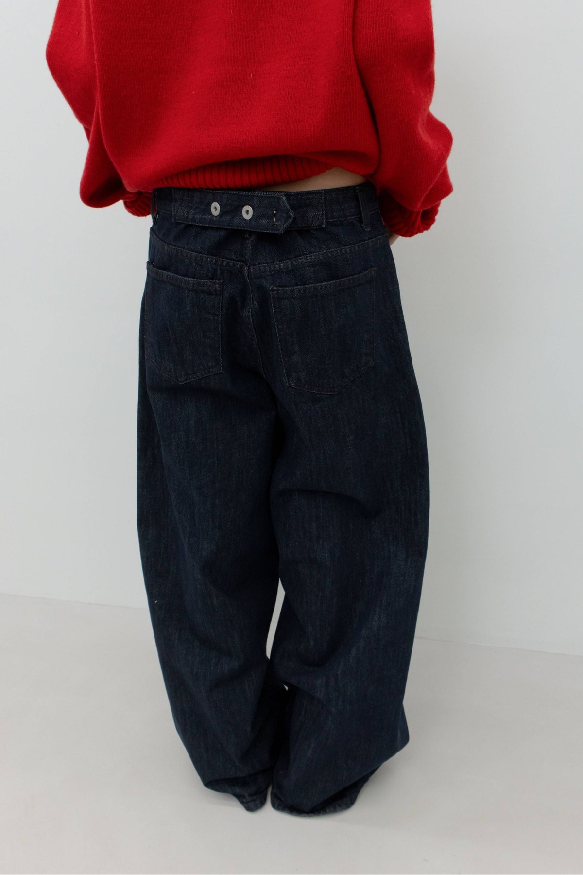 26FW WIDE CINCH-BACK JEAN