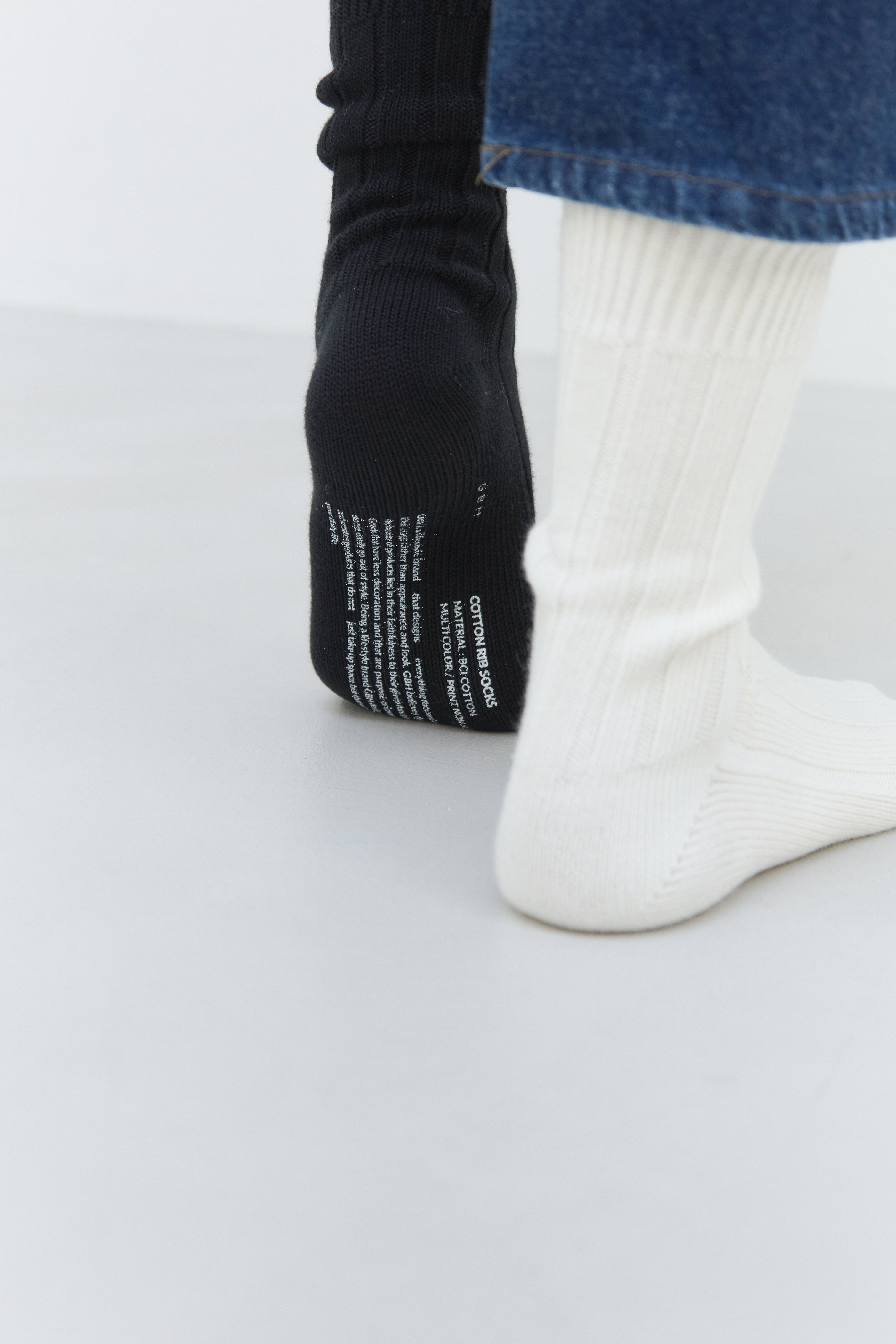 COTTON RIB SOCKS