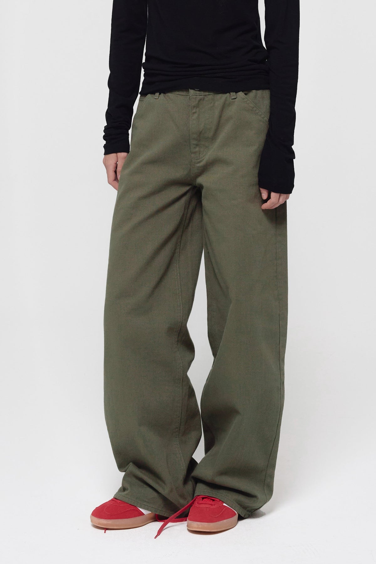 26FW WIDE CINCH-BACK JEAN