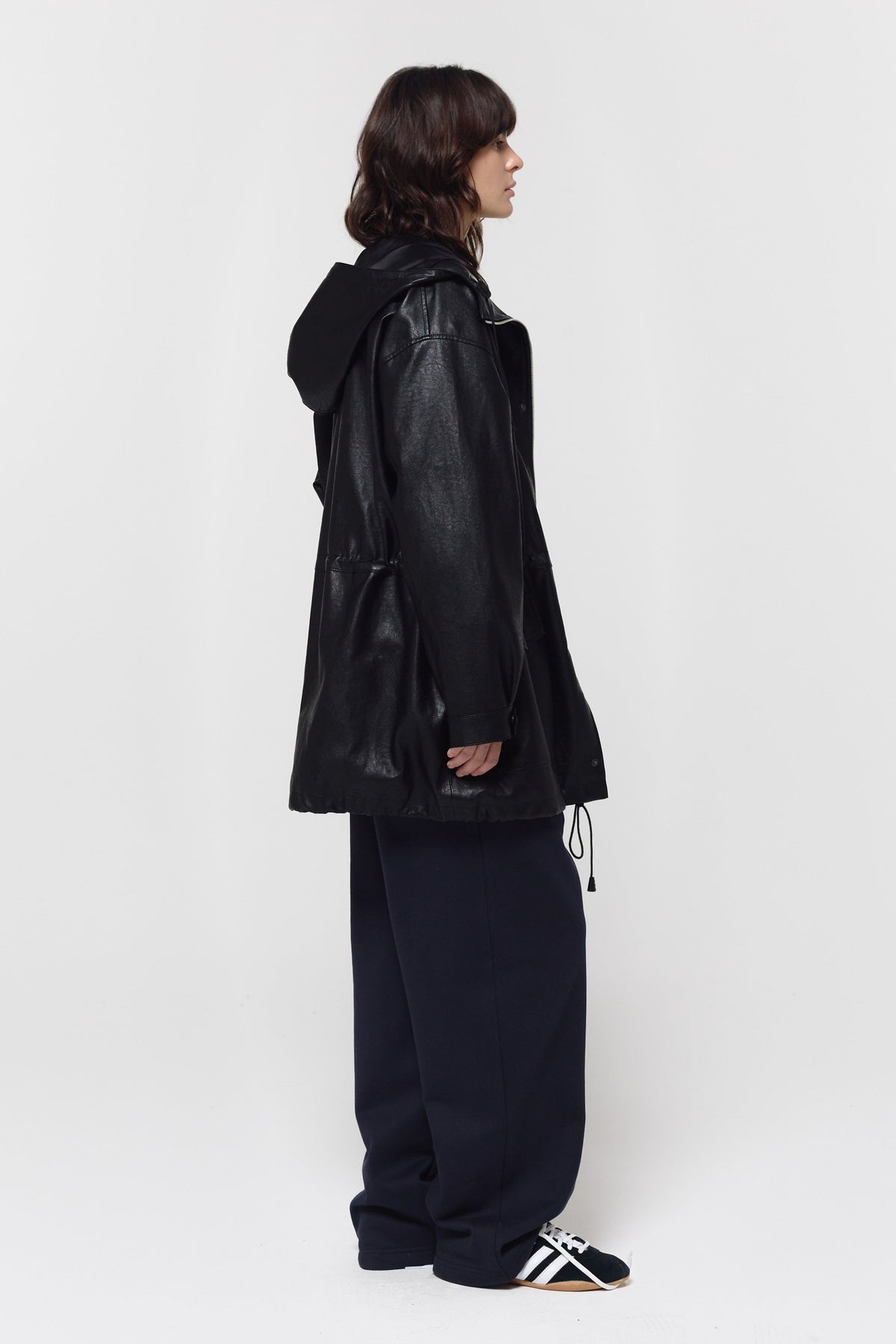 26FW HUNTING FAUX LEATHER JACKET