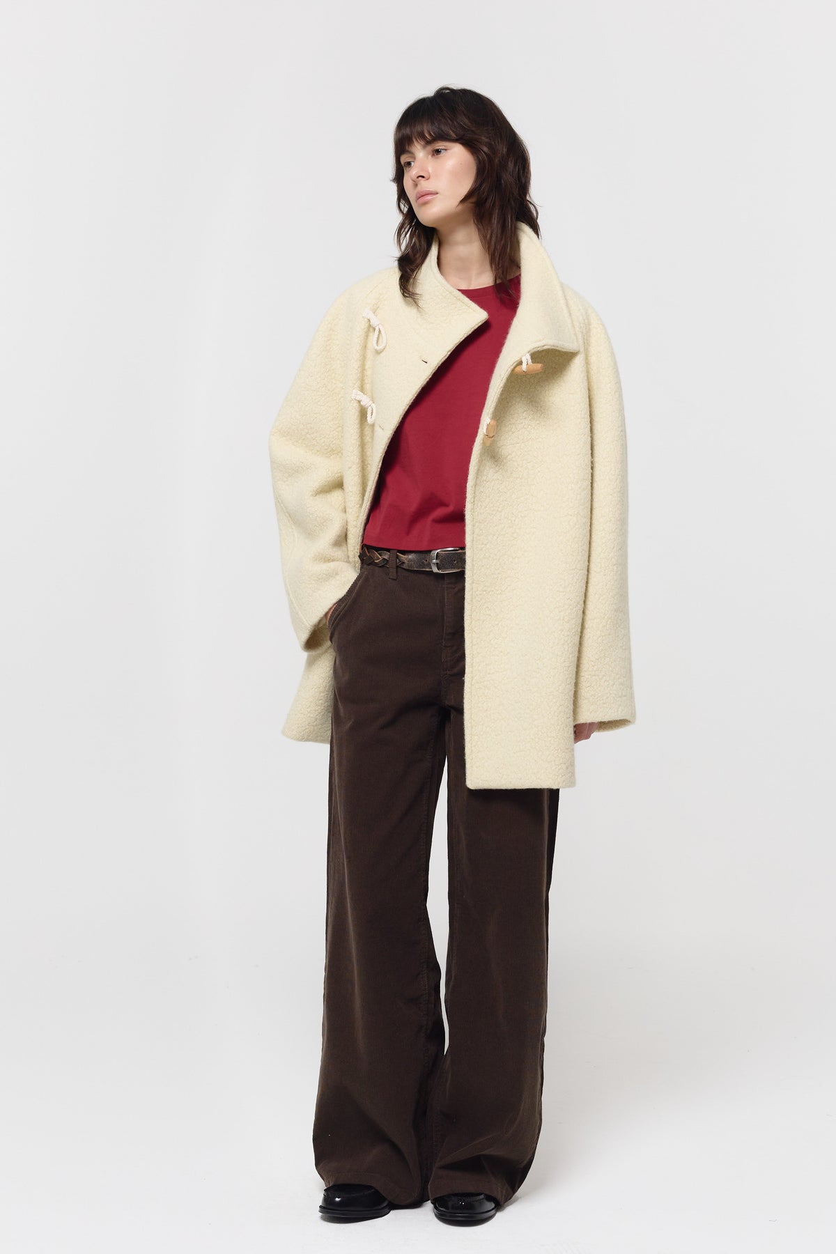 26FW HIGH-NECK TOGGLE COAT