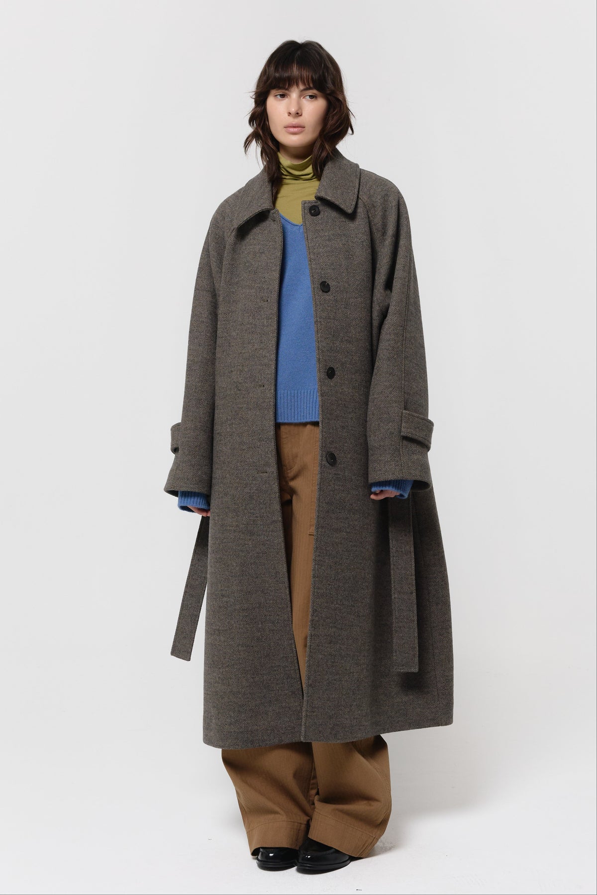 26FW BELTED BALMACAN COAT