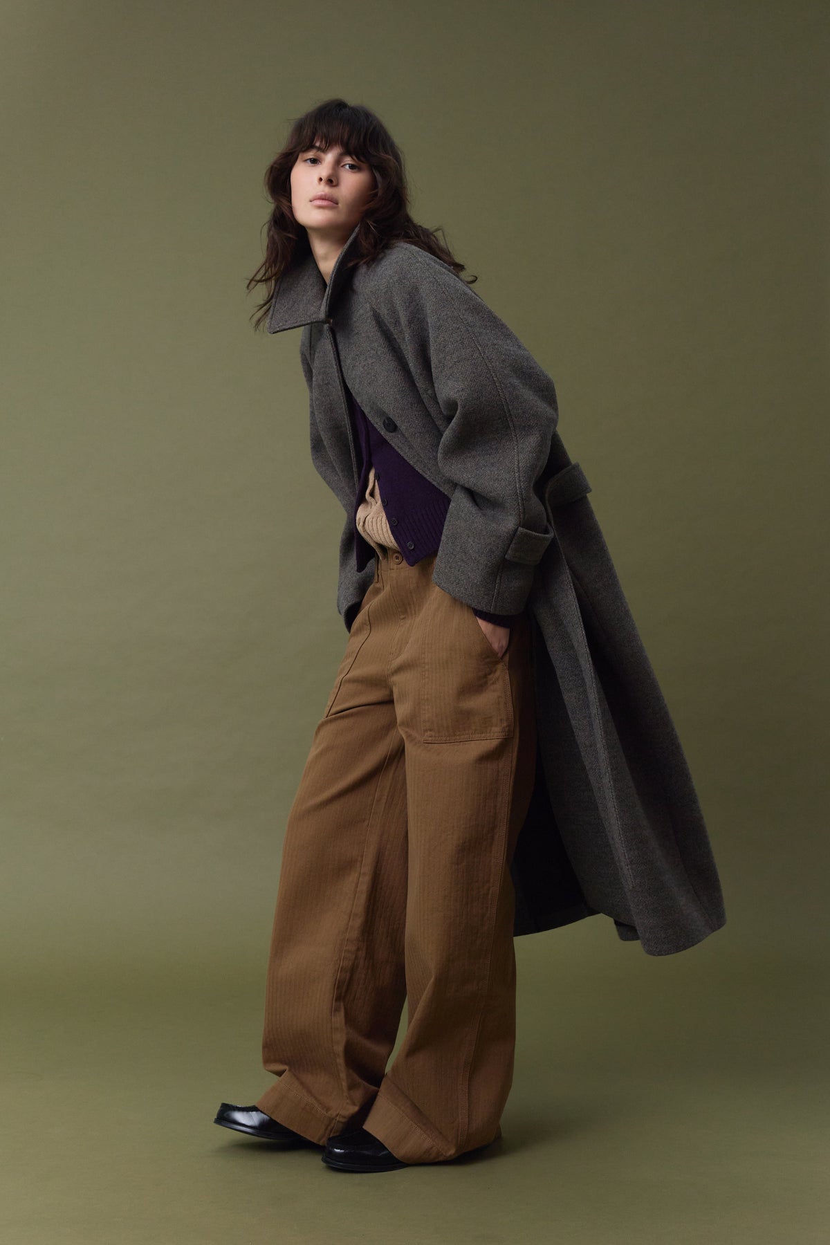 26FW BELTED BALMACAN COAT