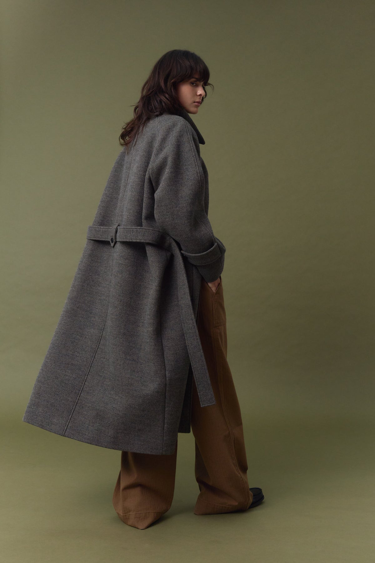 26FW BELTED BALMACAN COAT