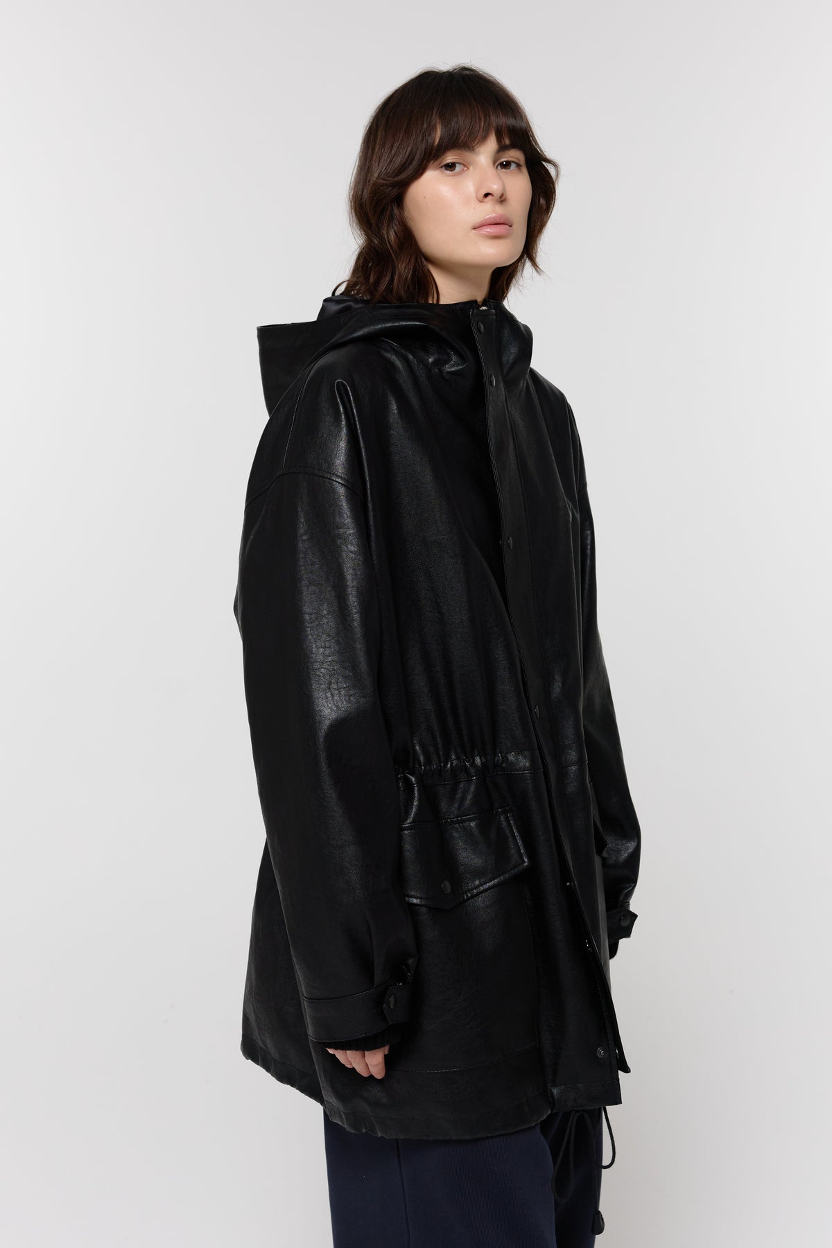 26FW HUNTING FAUX LEATHER JACKET