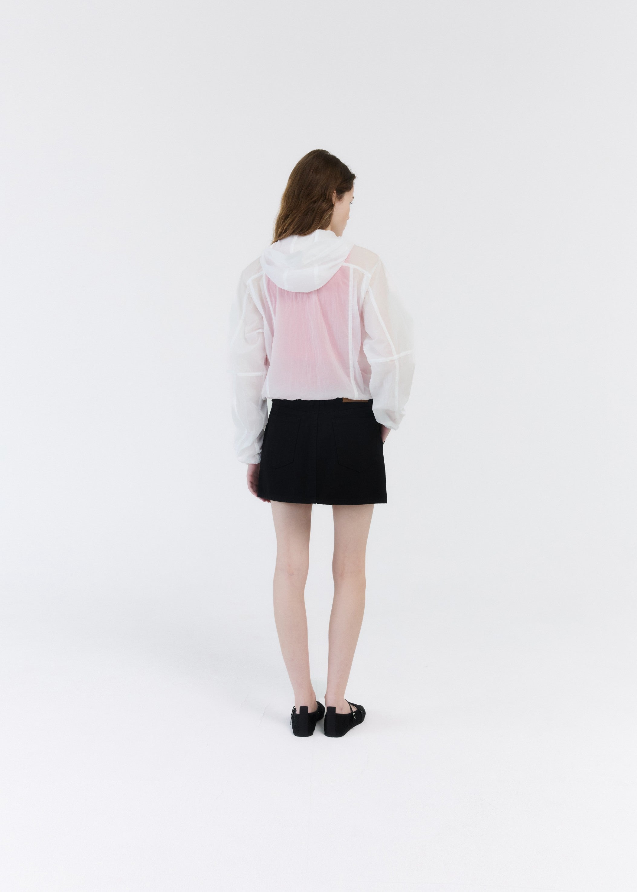 FRONT SHIRRING WINDRUNNER