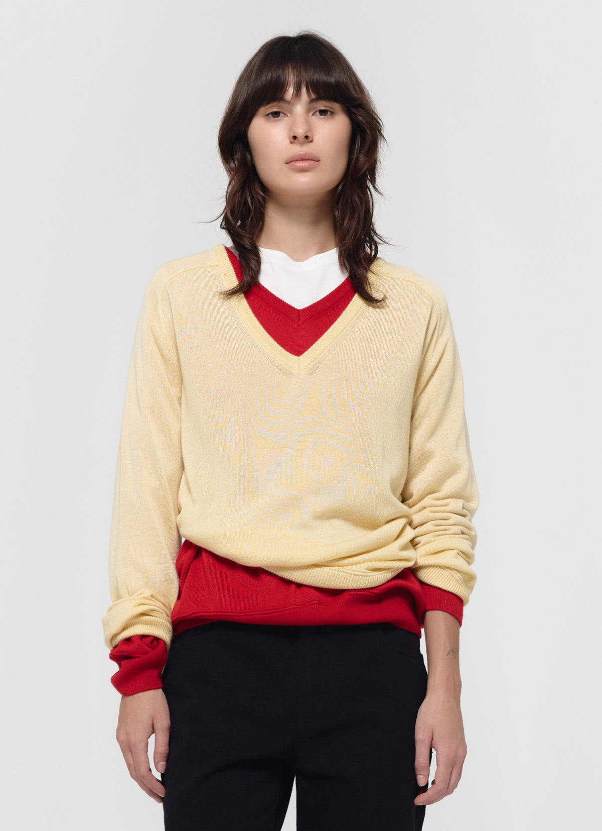 26FW LOOSE V-NECK KNIT