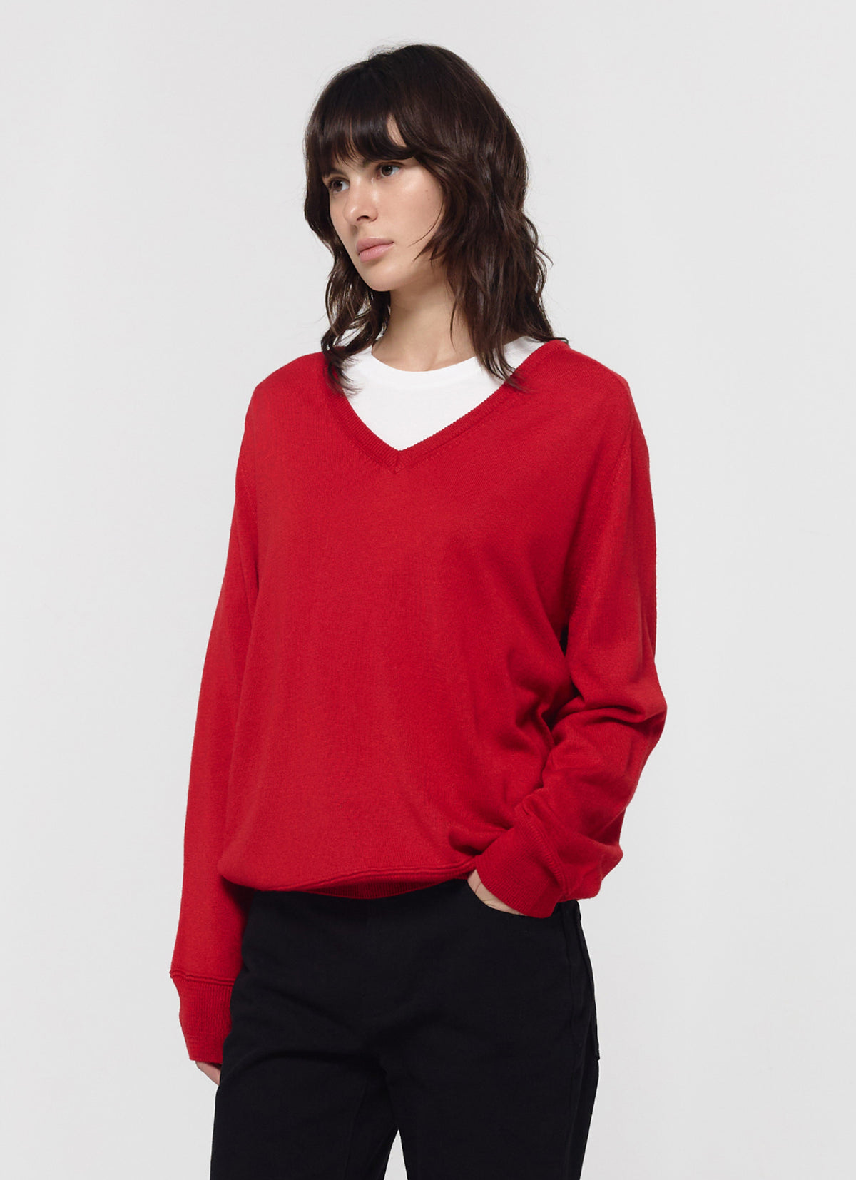 26FW LOOSE V-NECK KNIT
