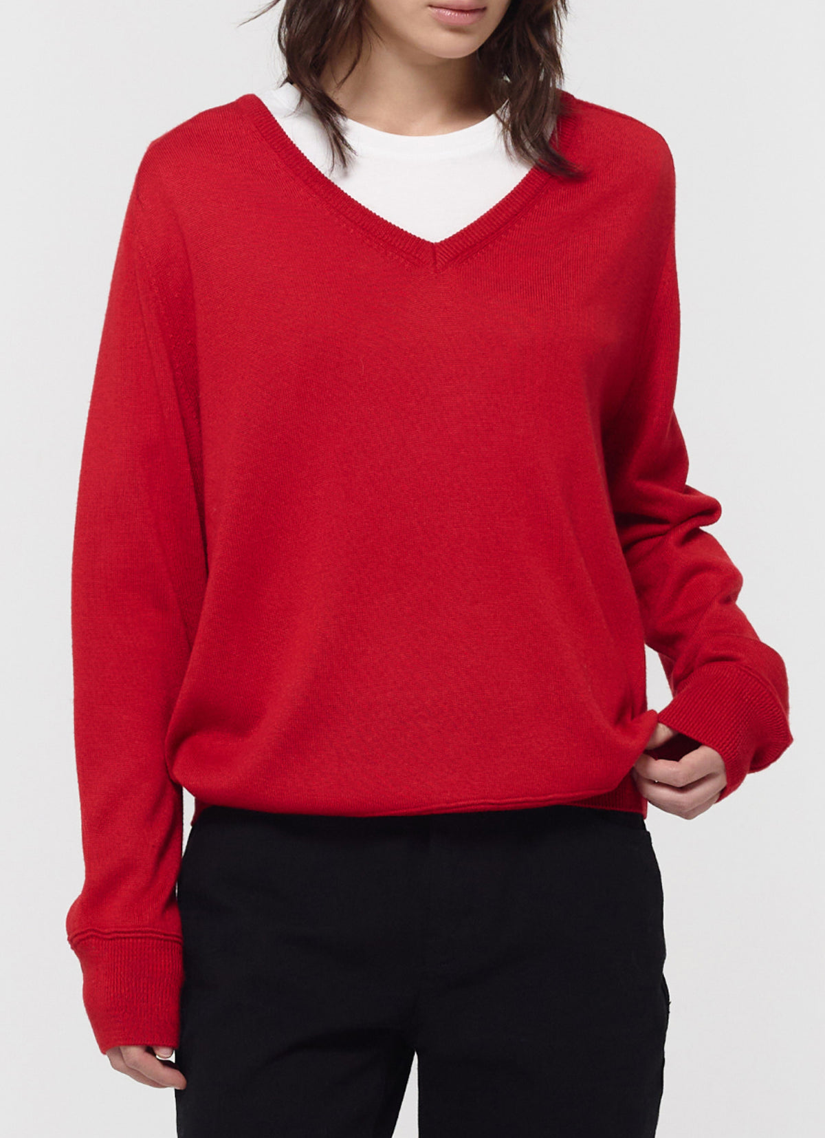 26FW LOOSE V-NECK KNIT