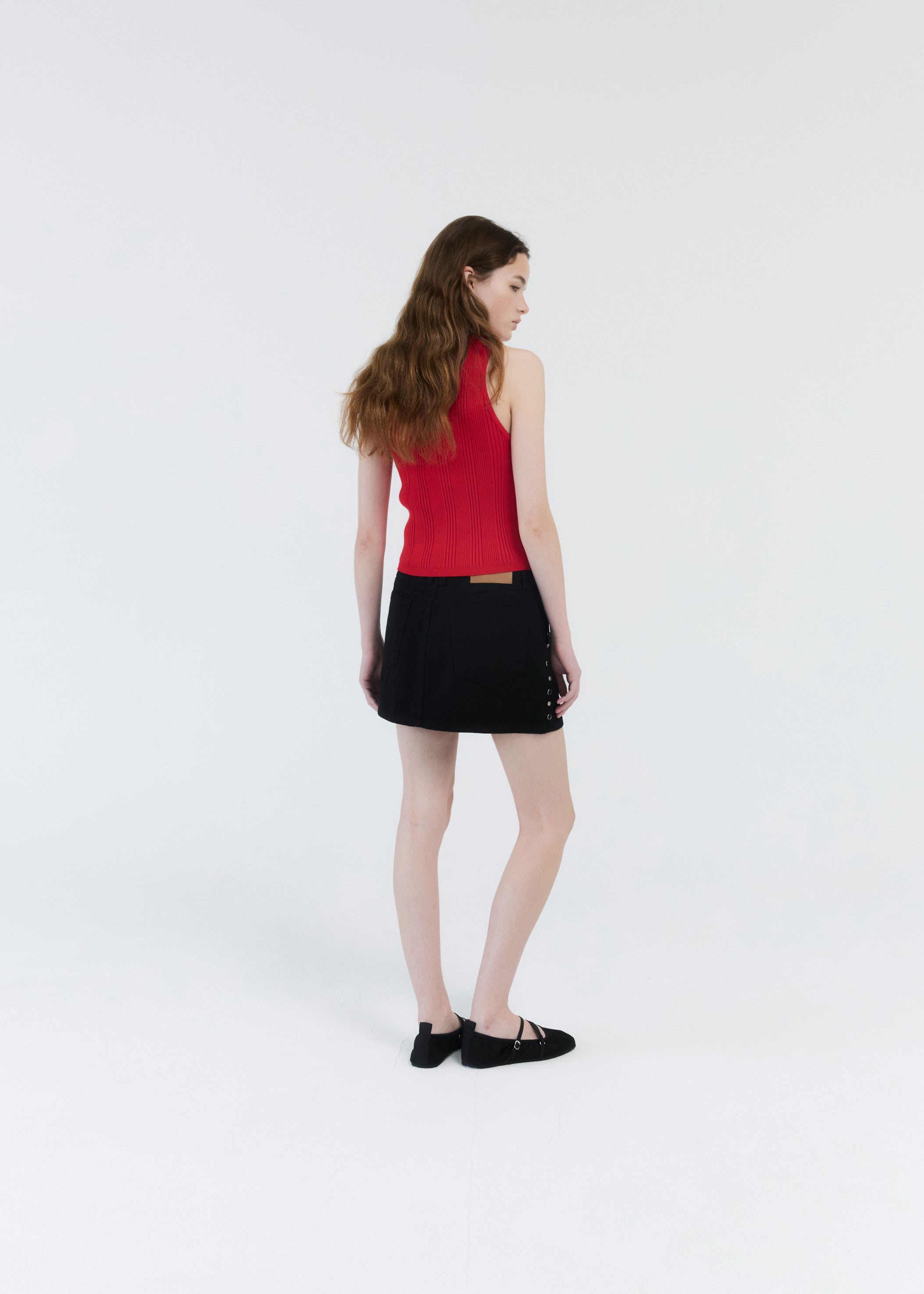 STUD POINT MINI SKIRT