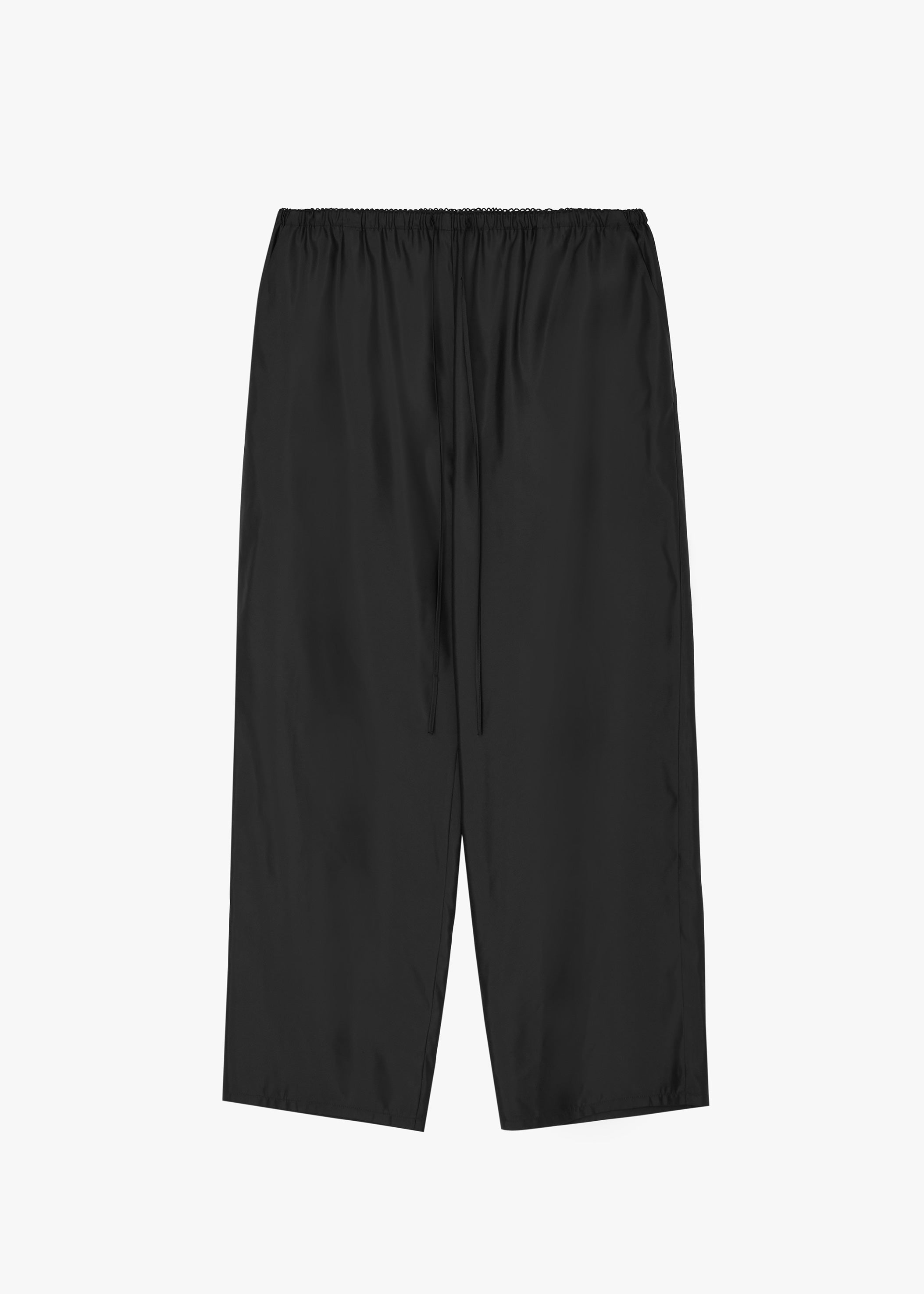 SATIN DRAWSTRING PANTS