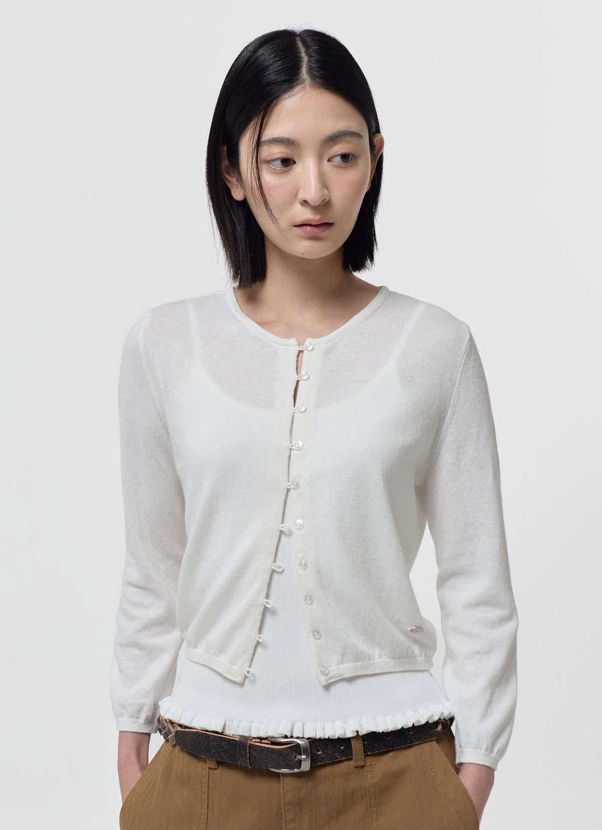26FW CASHMERE PETITE CARDIGAN