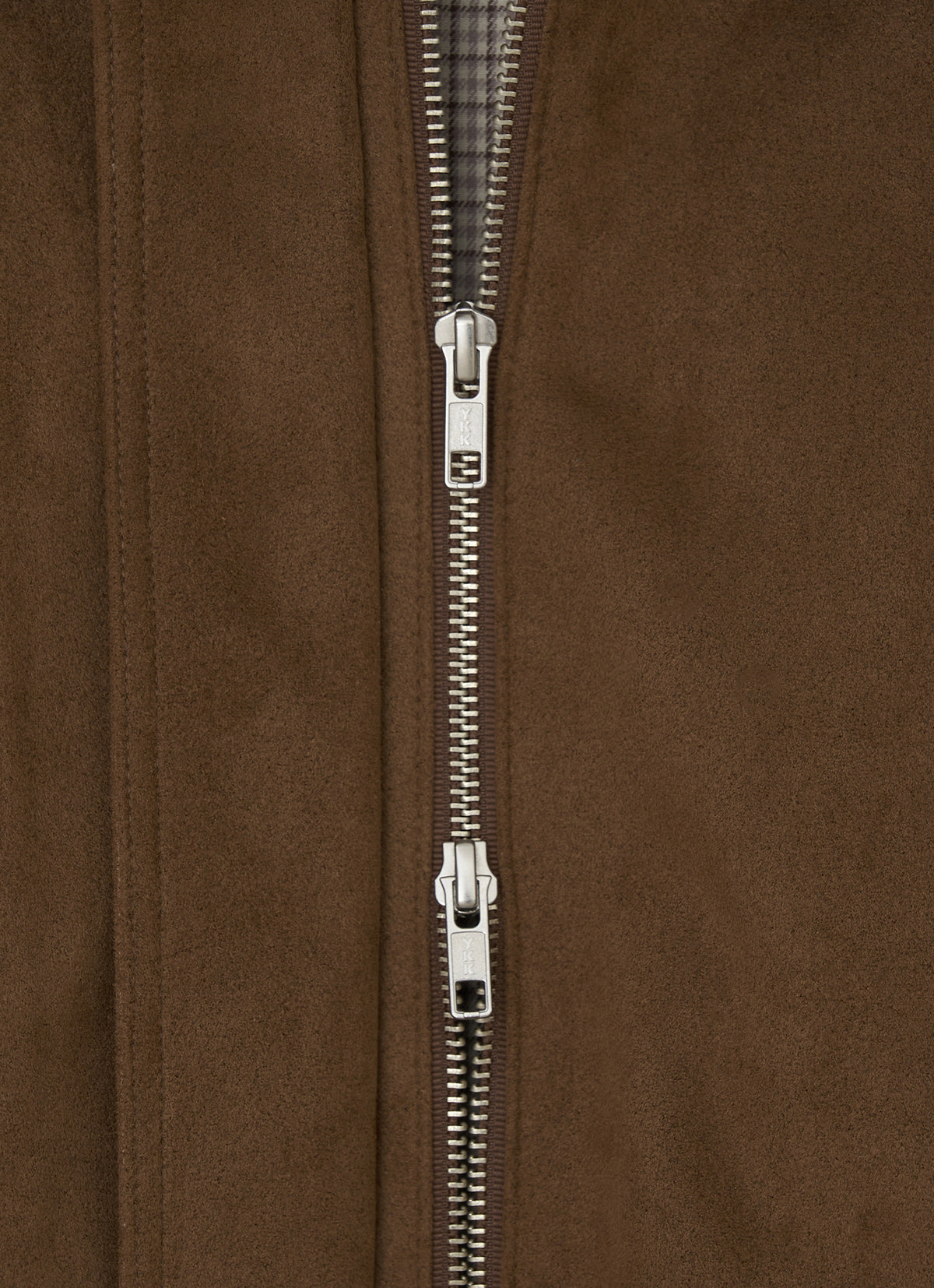 26FW FAUX SUEDE BOMBER