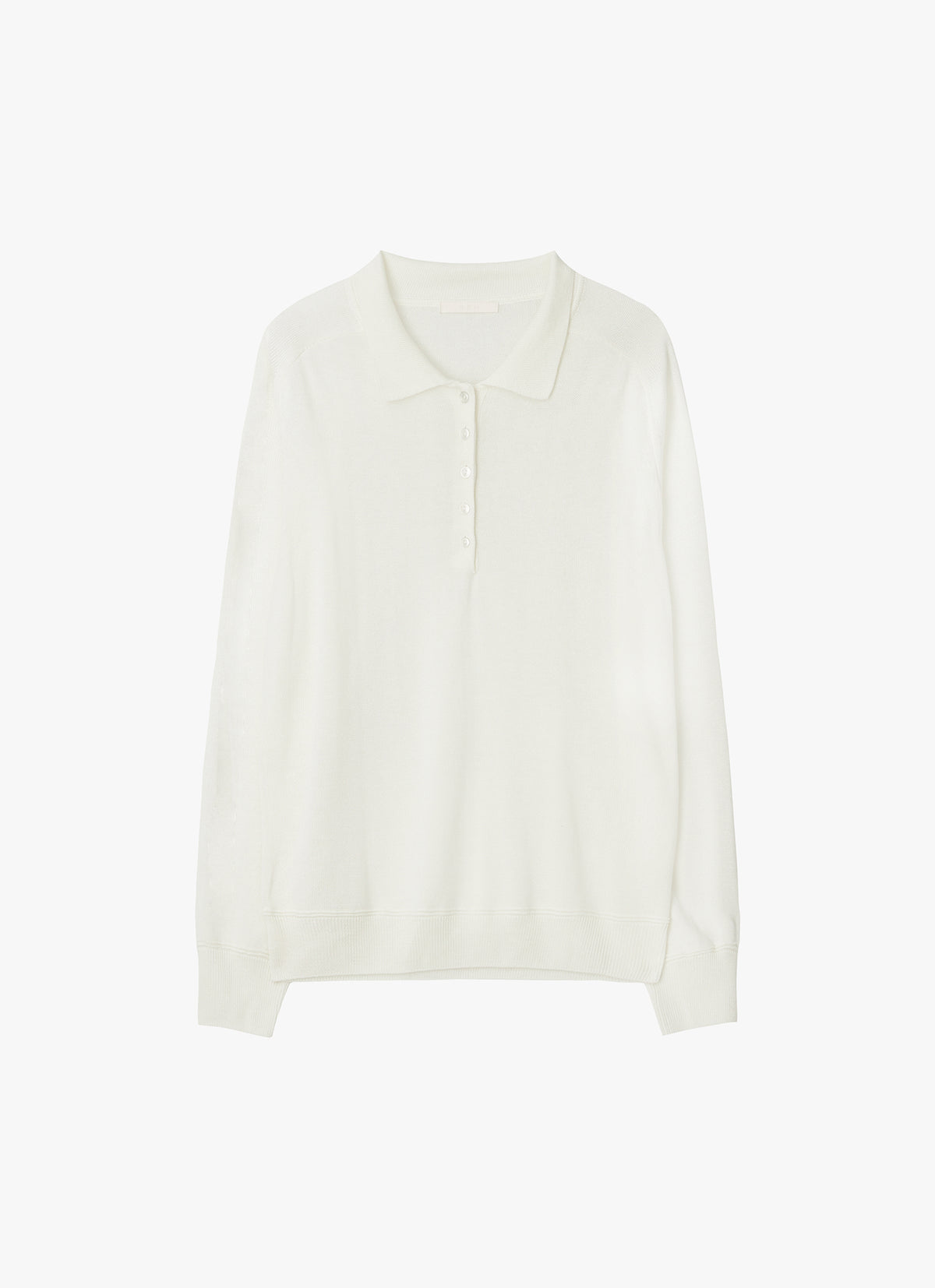 26FW WOOL SILK POLO KNIT