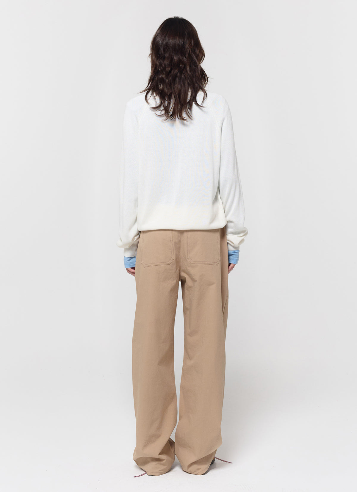 26FW WOOL SILK POLO KNIT