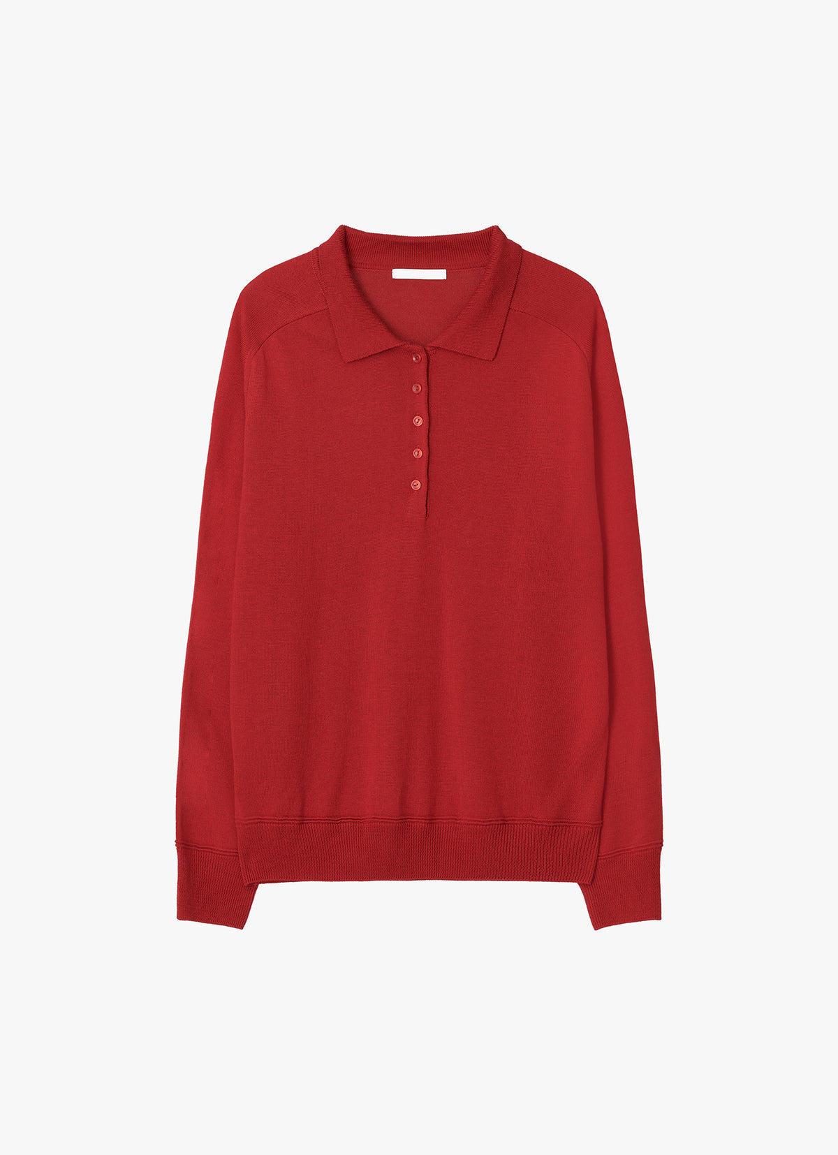 26FW WOOL SILK POLO KNIT