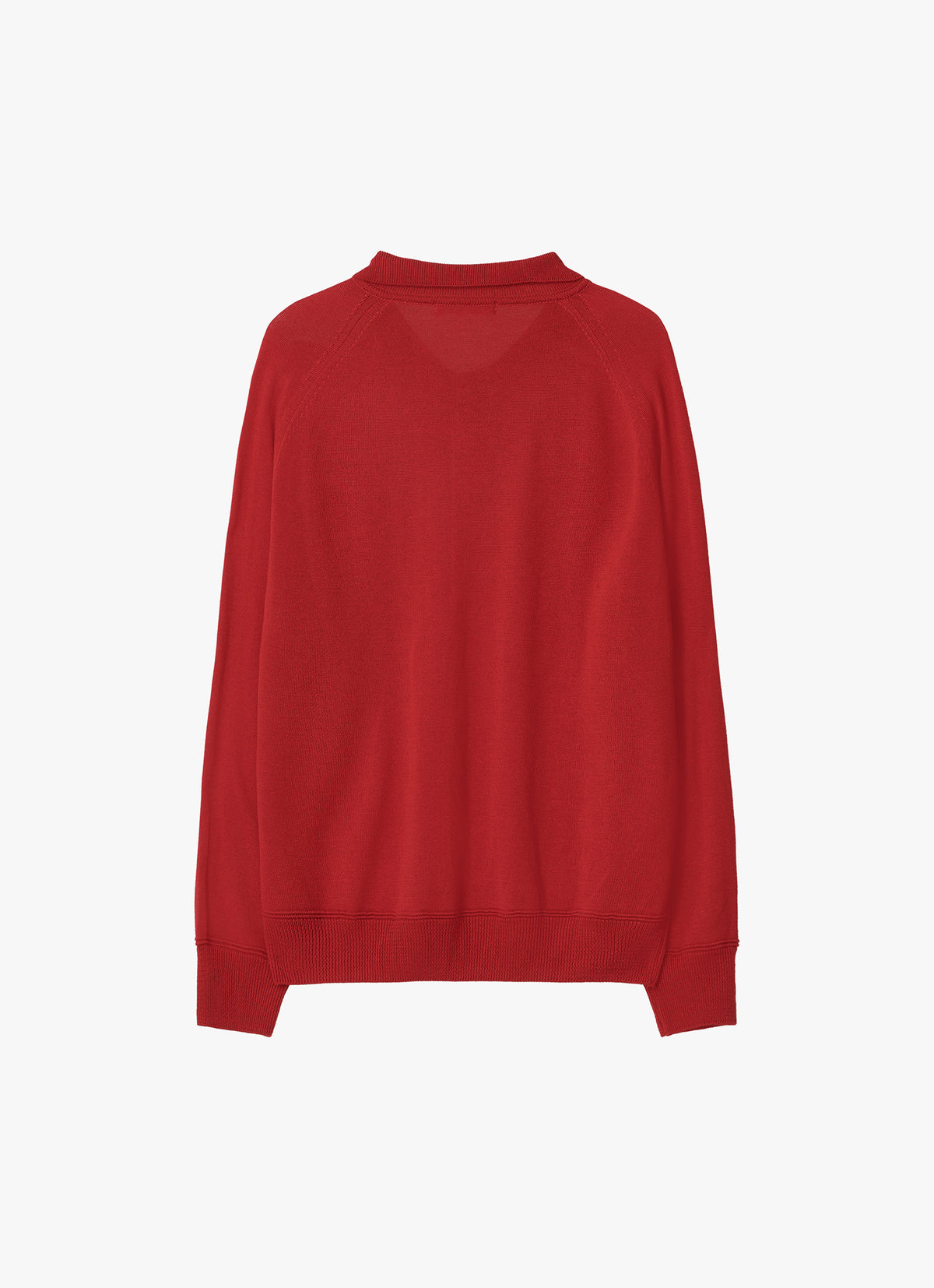 26FW WOOL SILK POLO KNIT